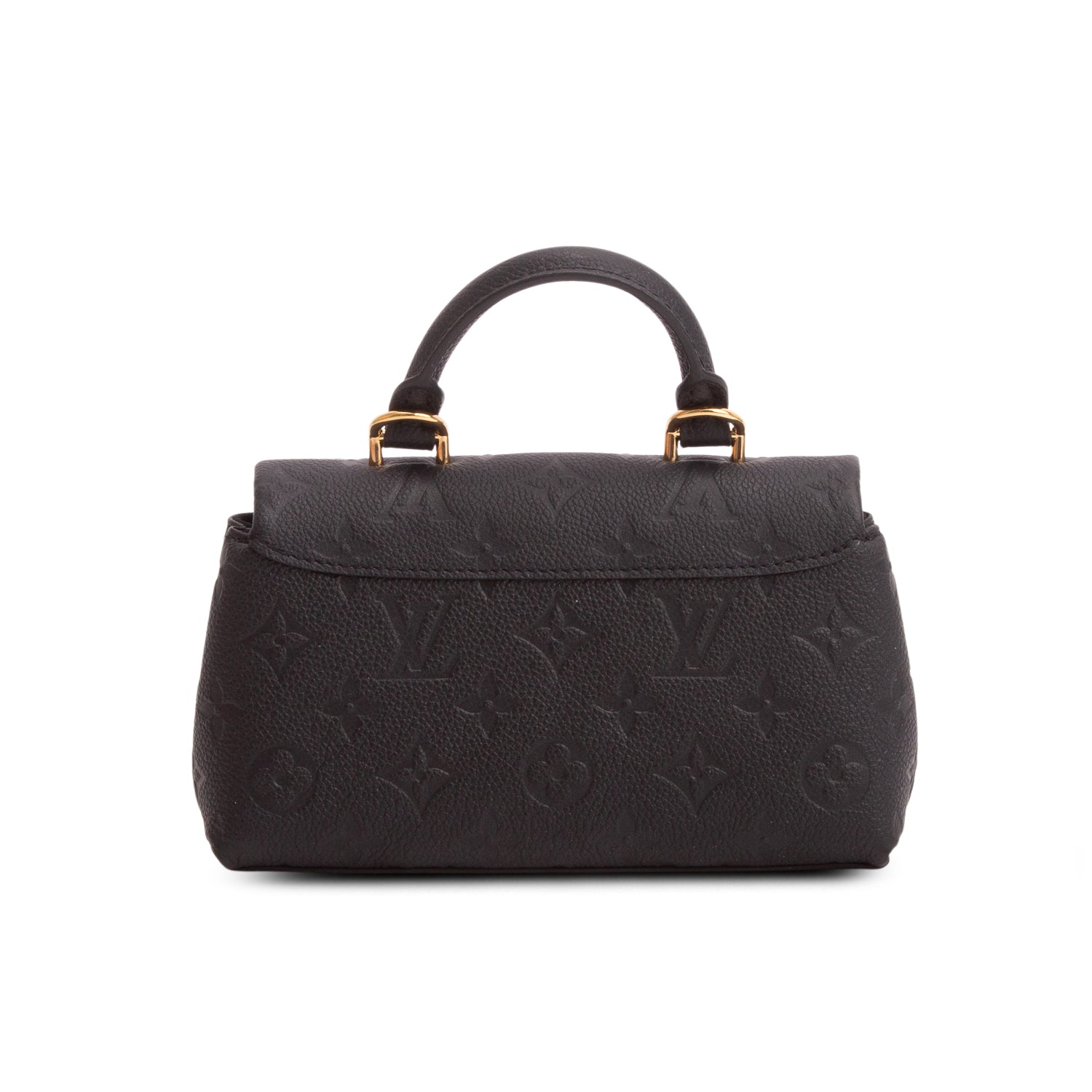 Louis Vuitton Black Monogram Empreinte Leather Nano Madeleine w/ Box & Straps