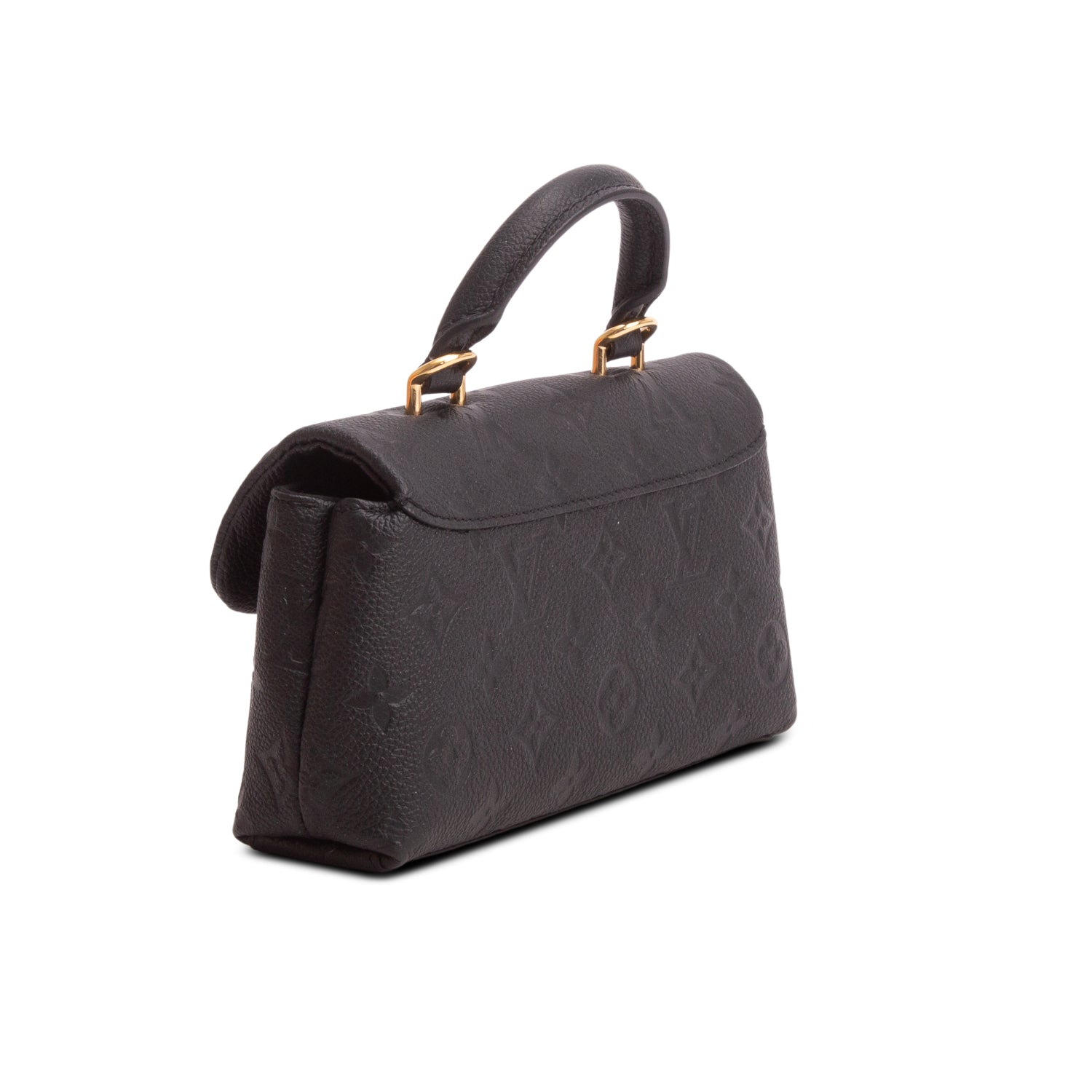Louis Vuitton Black Monogram Empreinte Leather Nano Madeleine w/ Box & Straps