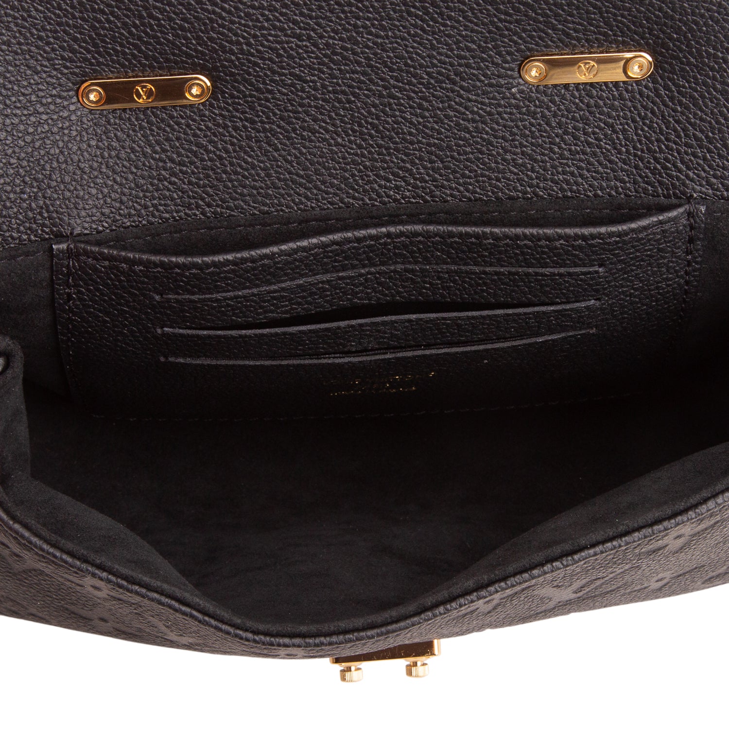 Louis Vuitton Black Monogram Empreinte Leather Nano Madeleine w/ Box & Straps