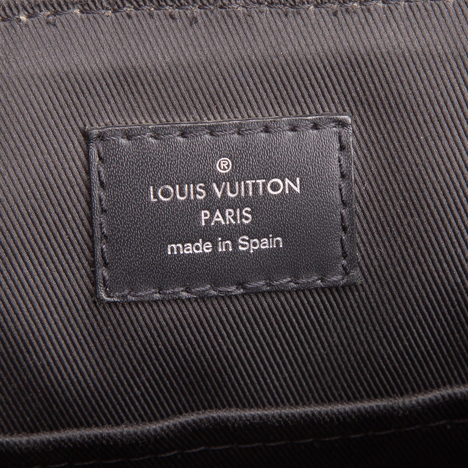 Louis Vuitton Monogram Eclipse District PM Bag w/ Box