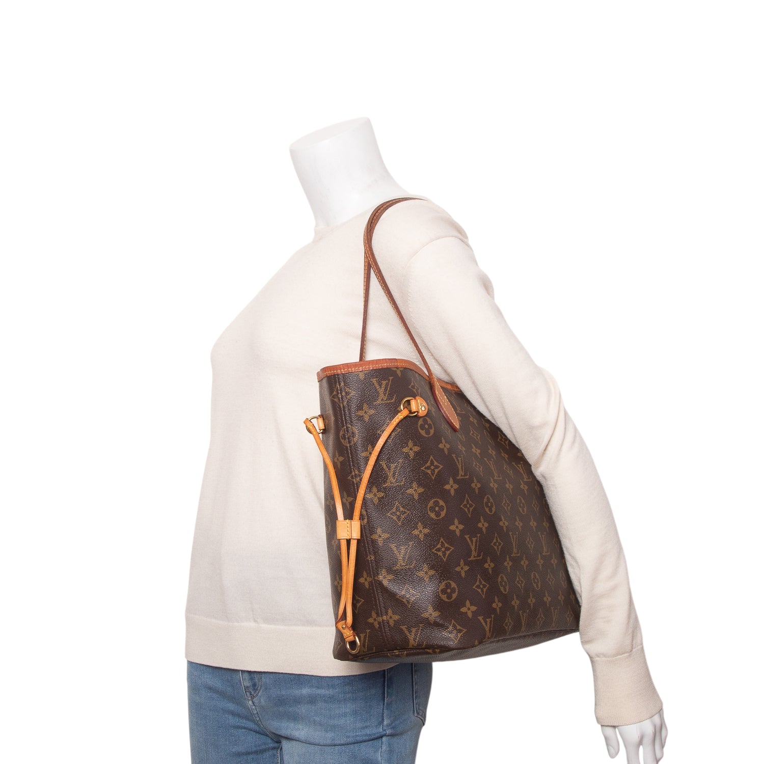 Louis Vuitton Monogram Neverfull MM w/ Pouch
