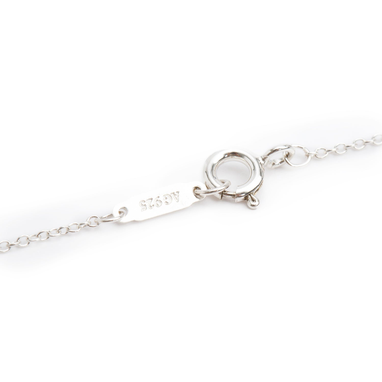 Tiffany & Co. Sterling Silver Twist Knot Pendant Necklace