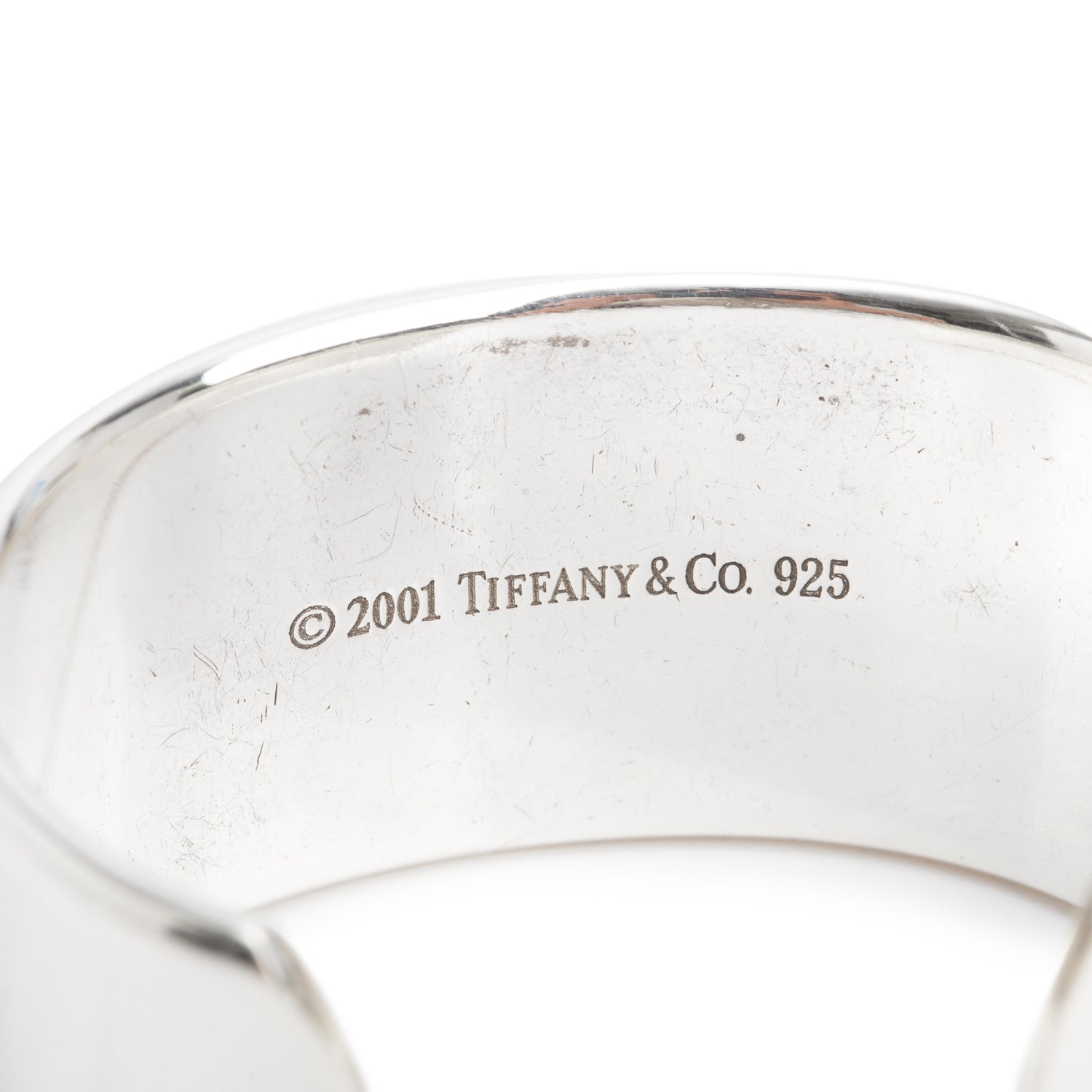 Tiffany & Co. Sterling Silver 1837 Wide Cuff Bracelet