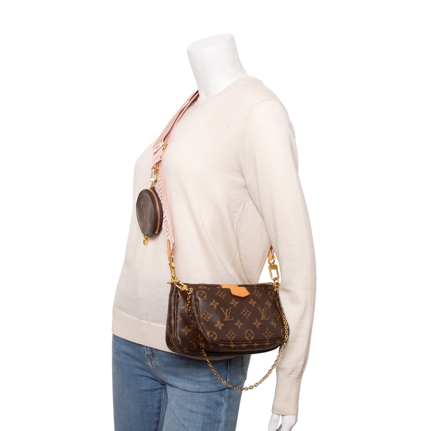 Louis Vuitton Monogram Multi Pochette Accessories w/ Straps