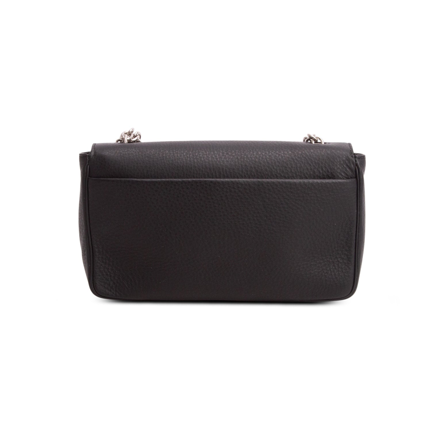 Balenciaga Black Calfskin Everyday Wallet on Chain