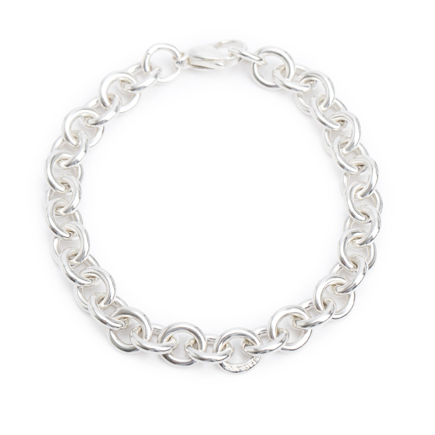 Tiffany & Co. Sterling Silver Medium Round Link Bracelet
