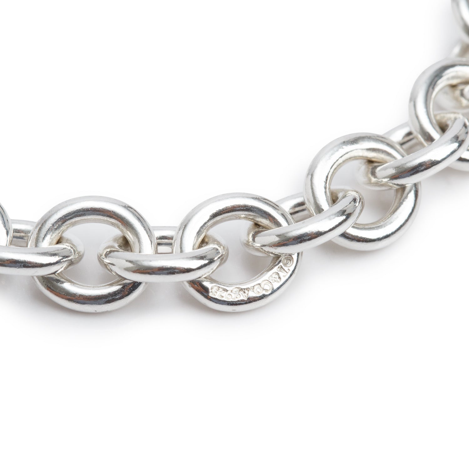 Tiffany & Co. Sterling Silver Medium Round Link Bracelet