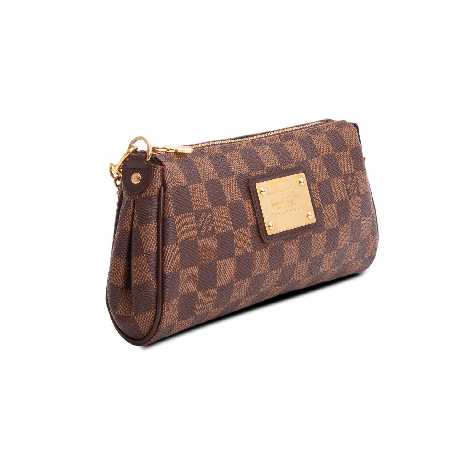 Louis Vuitton Damier Ebene Eva Clutch w/ Straps