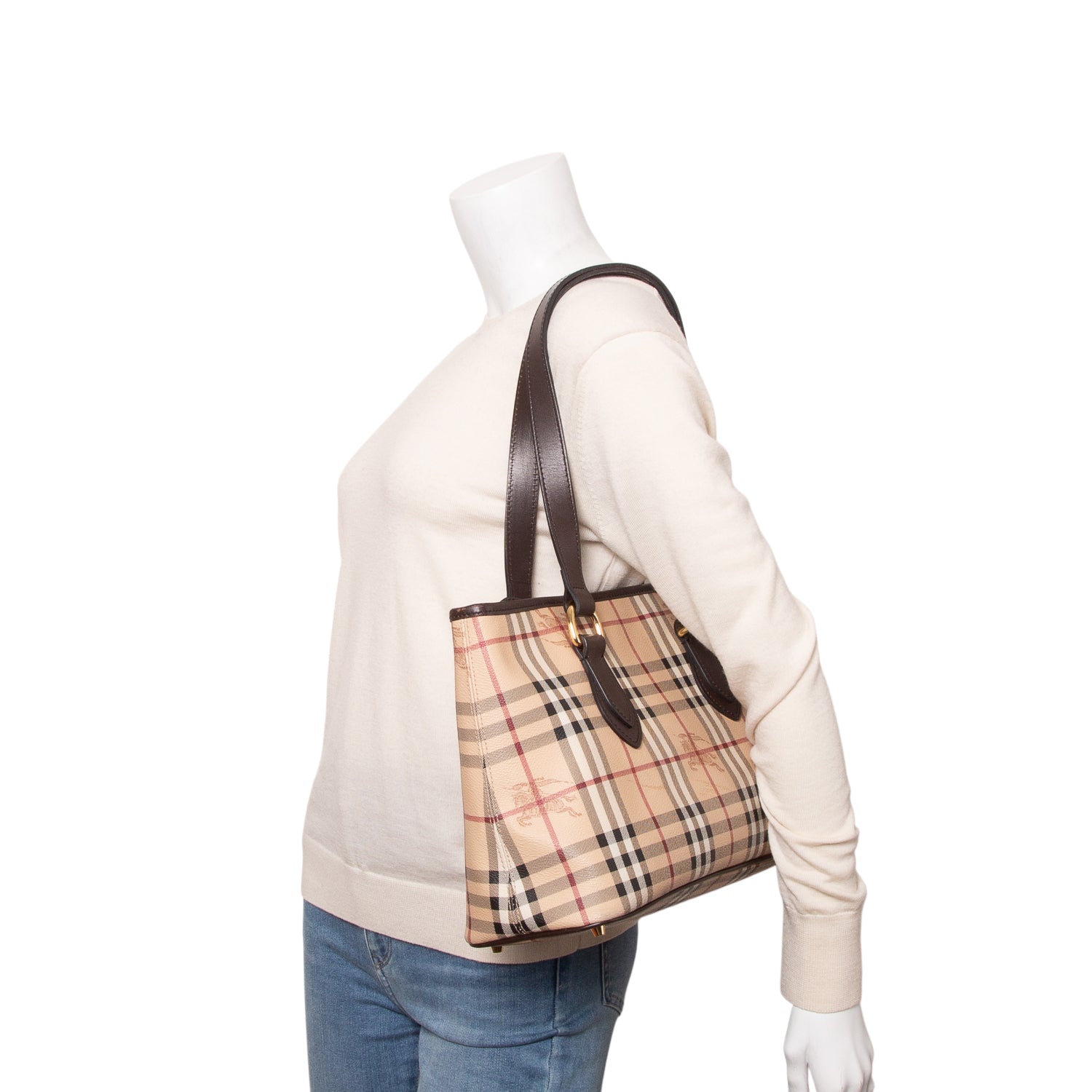 Burberry Haymarket Check Regent Tote