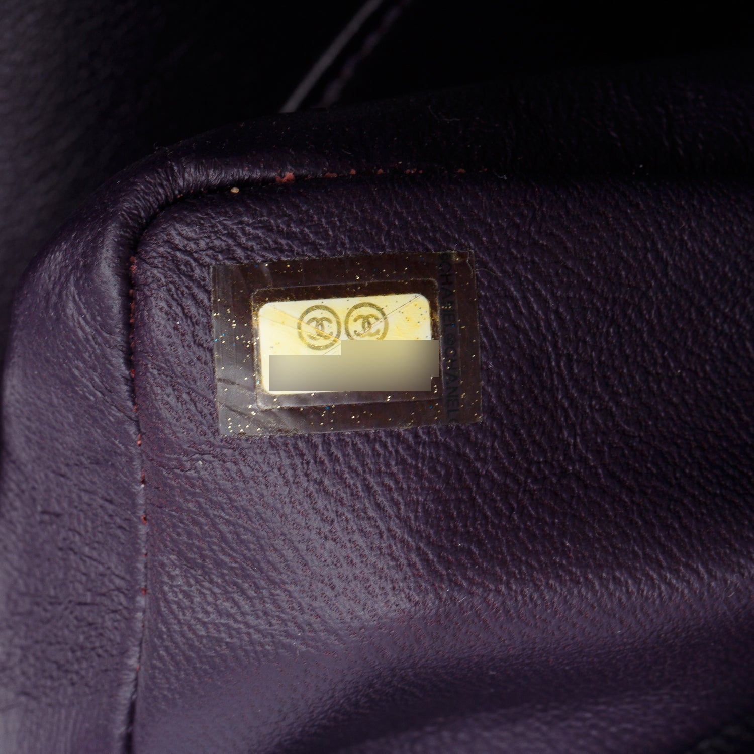 Chanel Purple Lambskin Quilted Medium Double Flap