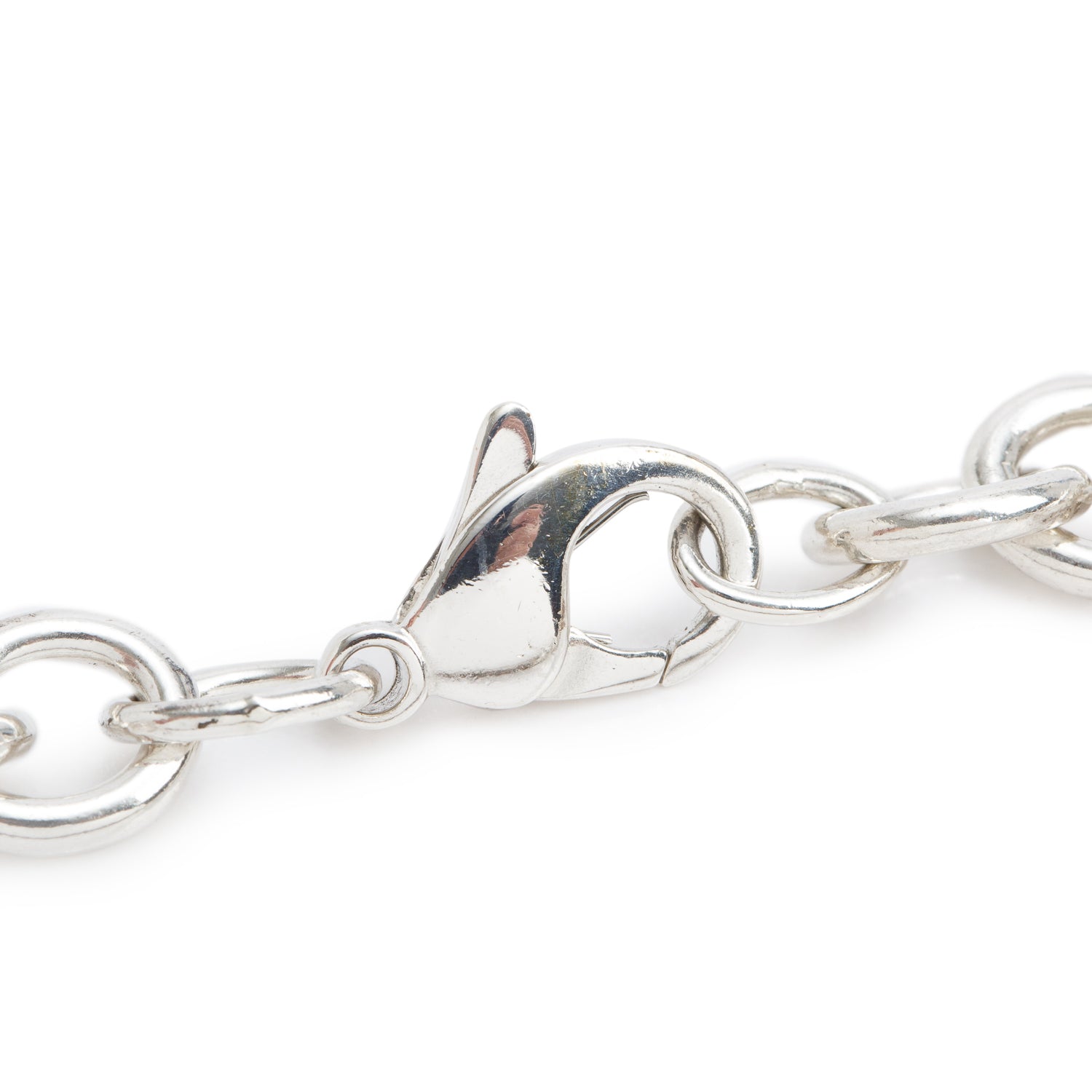Tiffany & Co. Sterling Silver Heart Tag Chain Link Necklace