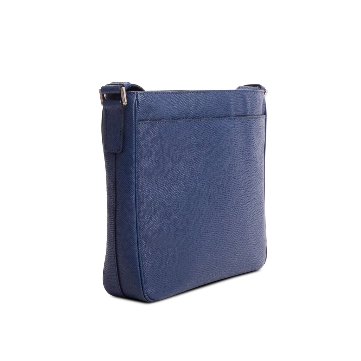 Prada Blue Saffiano Mesenger Bag w/ Authenticity Card