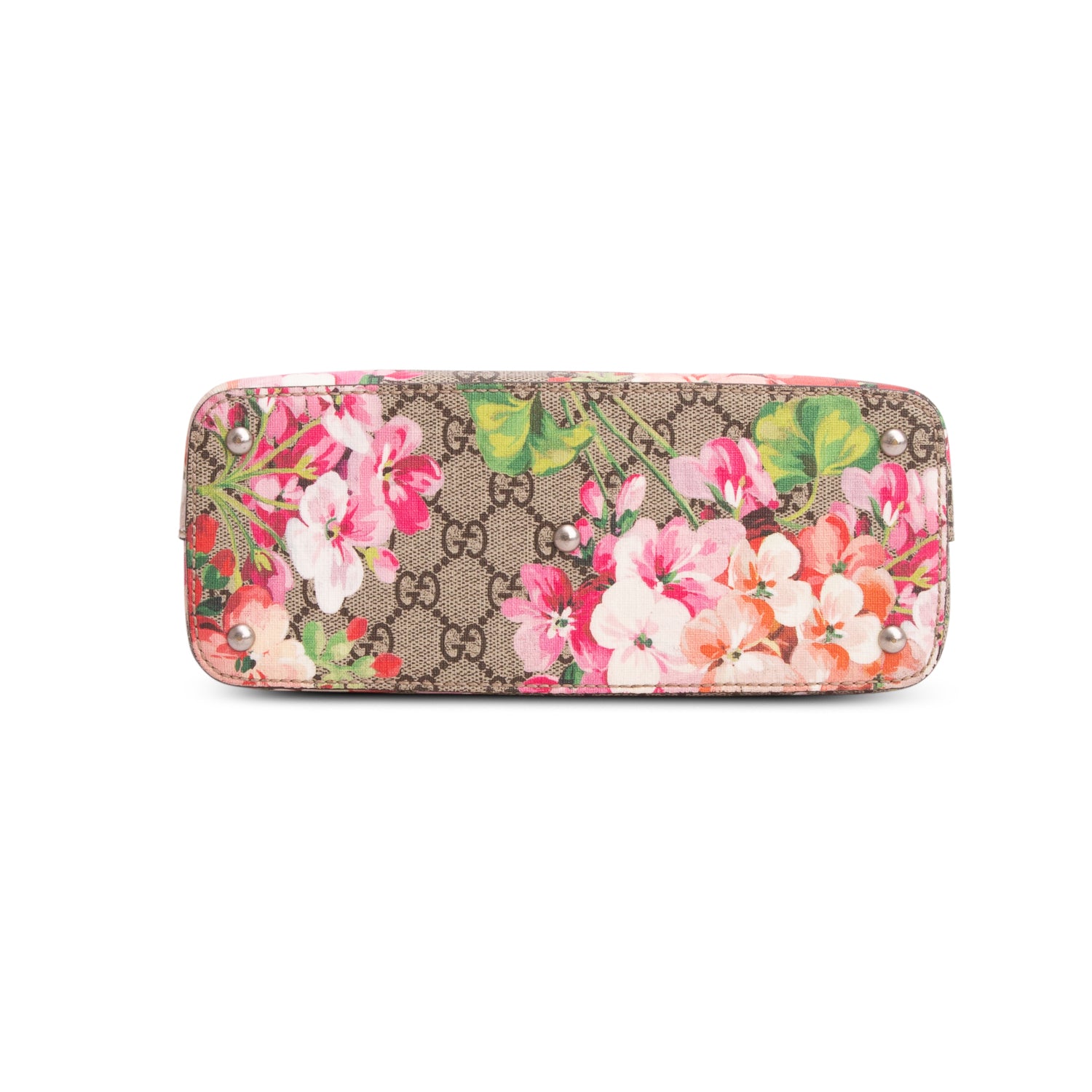 Gucci GG Supreme Blooms Small Top Handle Bag w/ Strap