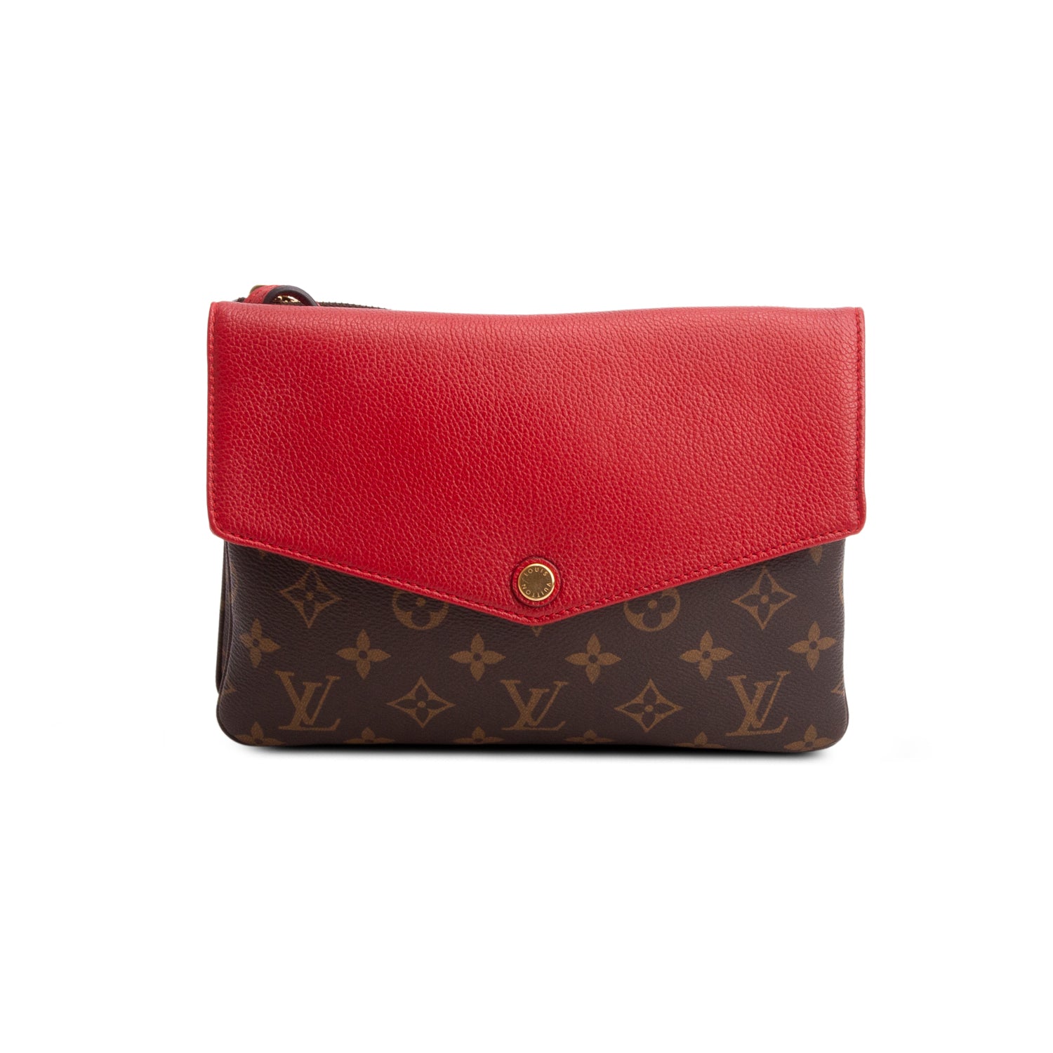 Louis Vuitton Red Monogram Twice