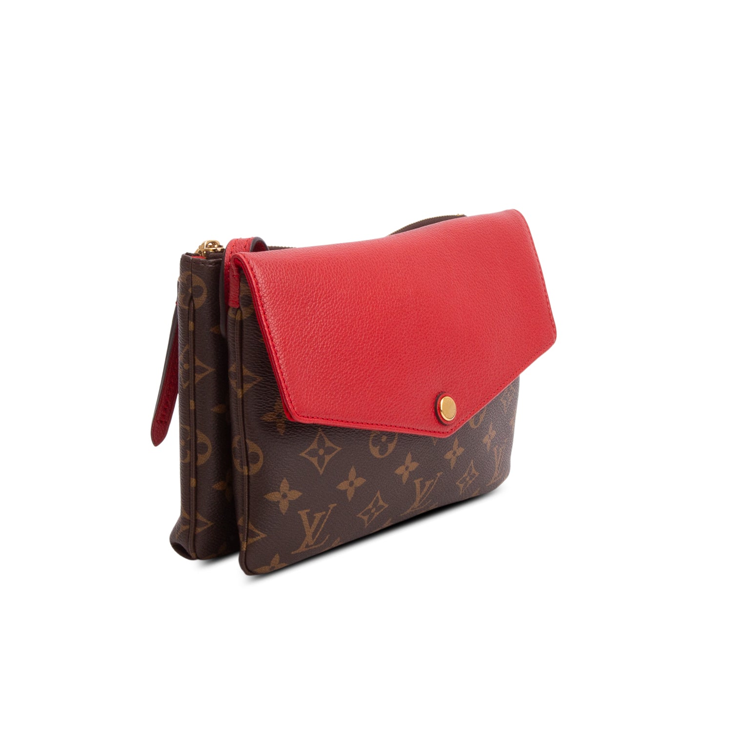 Louis Vuitton Red Monogram Twice