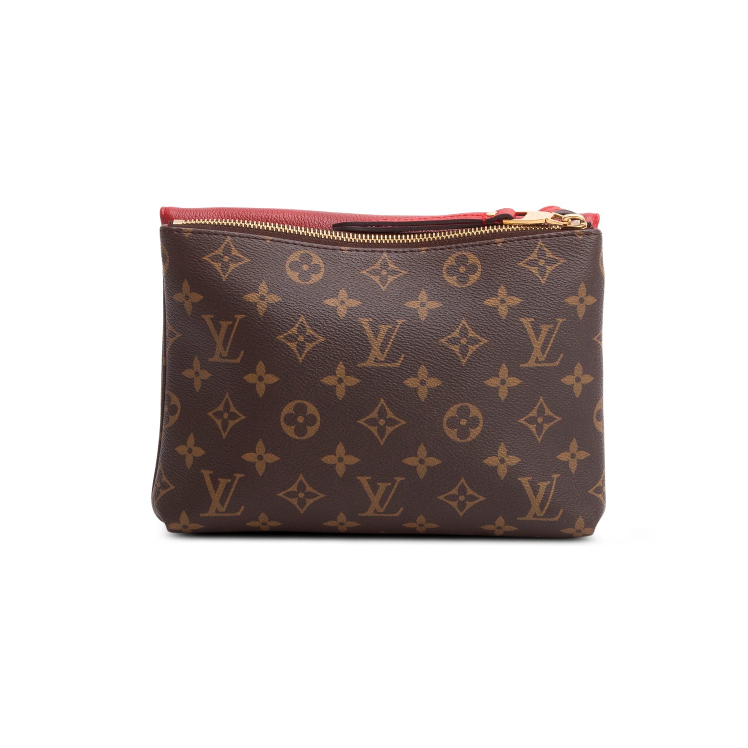Louis Vuitton Red Monogram Twice