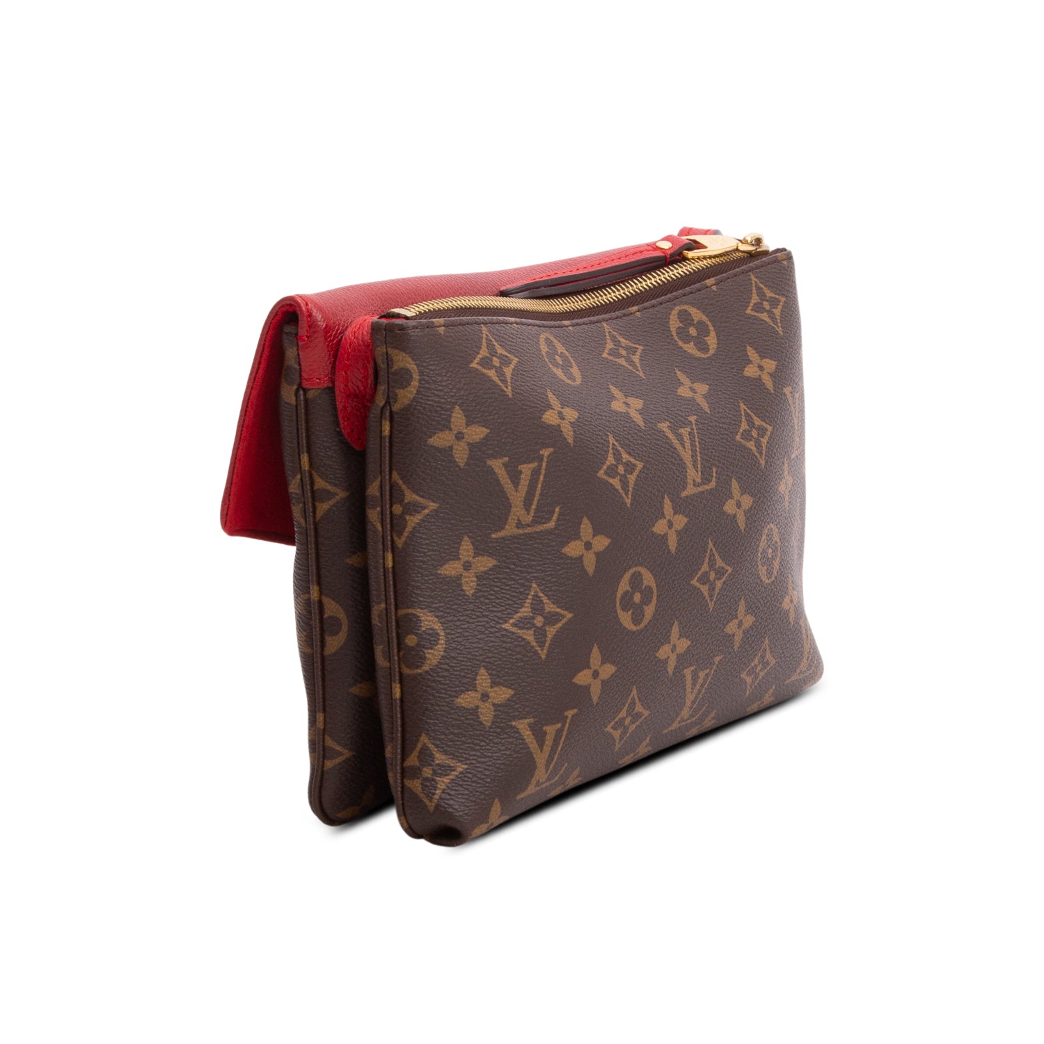 Louis Vuitton Red Monogram Twice
