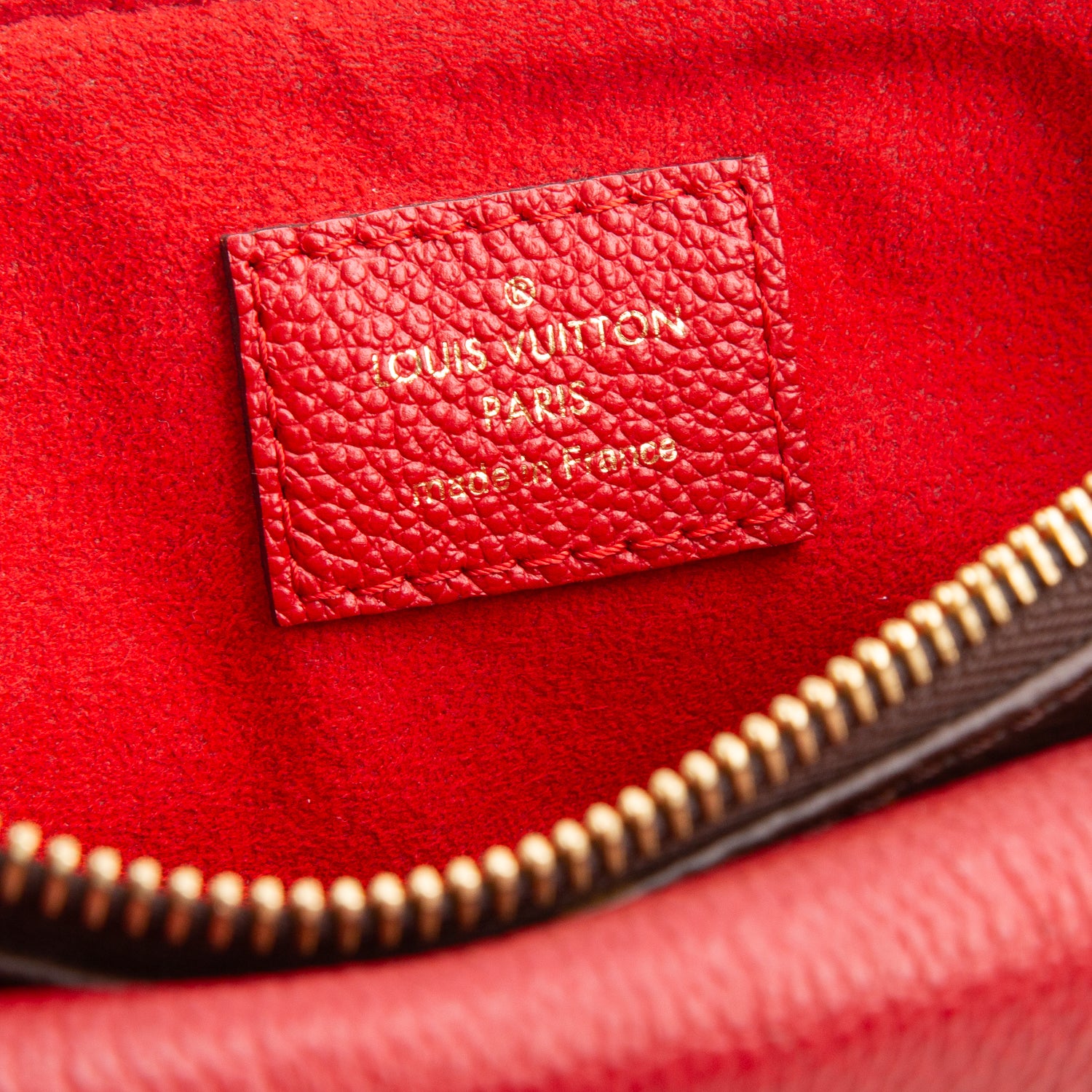 Louis Vuitton Red Monogram Twice