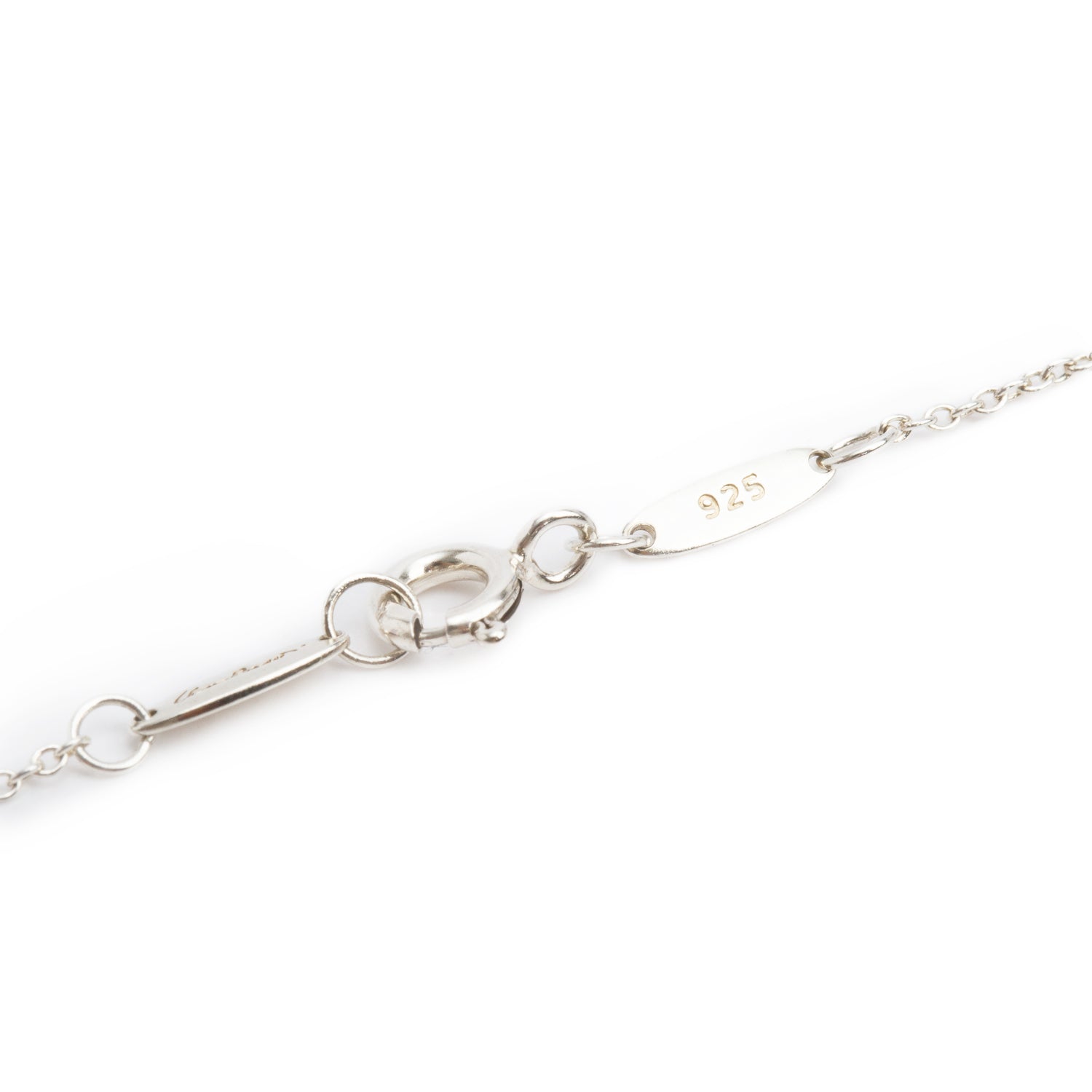Tiffany & Co. Elsa Peretti Sterling Silver Small Alphabet Letter "L" Pendant Necklace