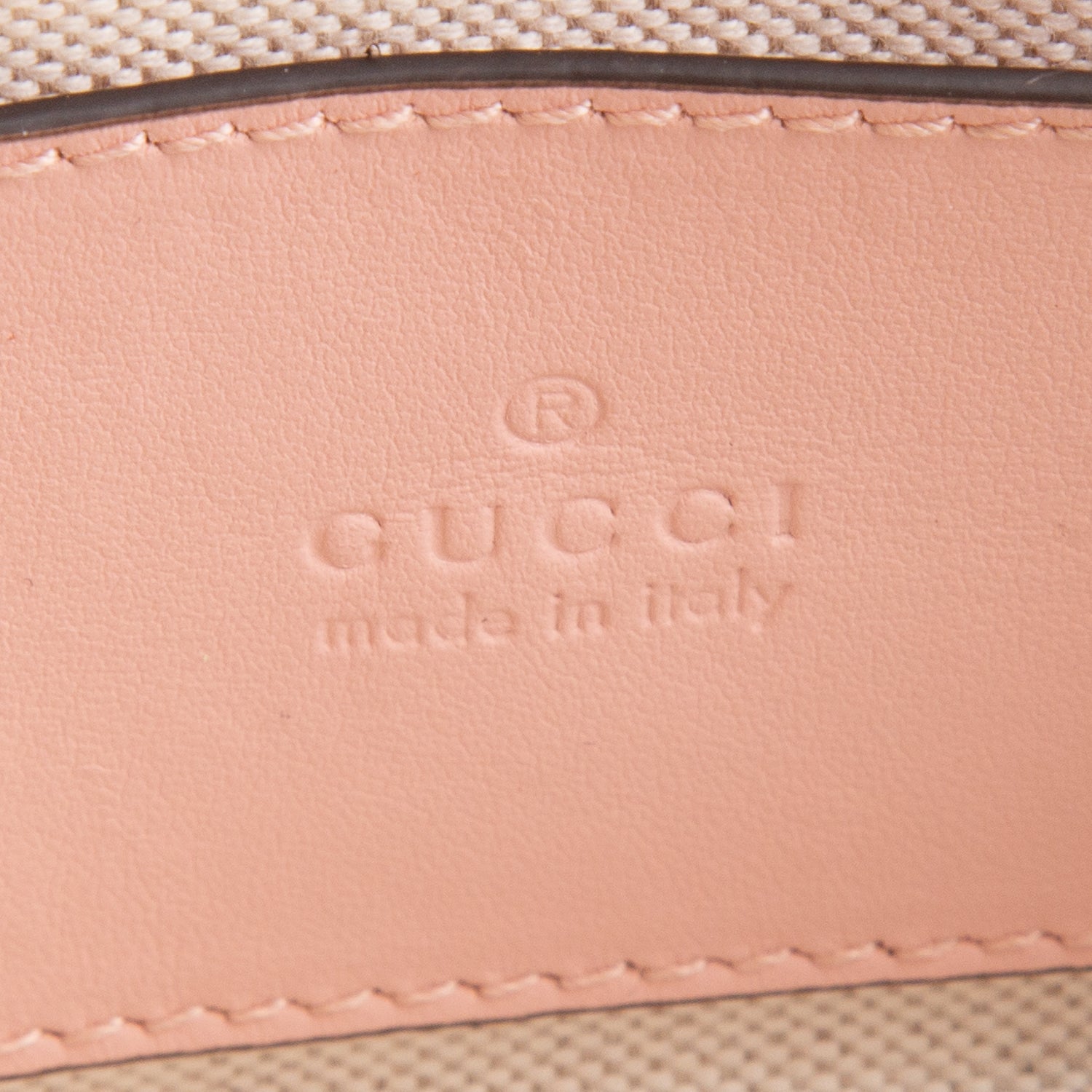 Gucci Pink Calfskin GG Matelasse Mini Top Handle Bag