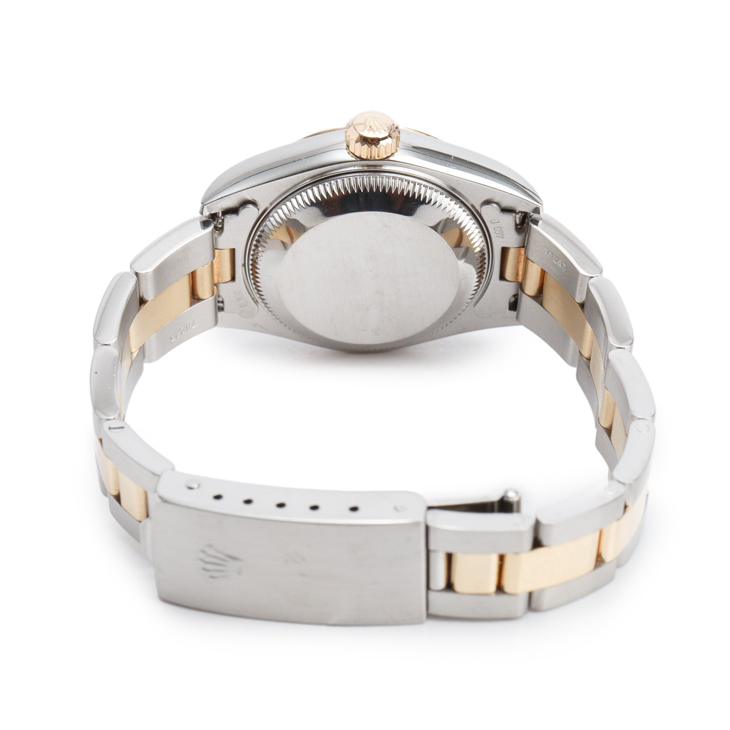Rolex Stainless Steel & 18k Yellow Gold Datejust 26 MM Watch Silver Roman Dial 79163 w/ Box & Papers