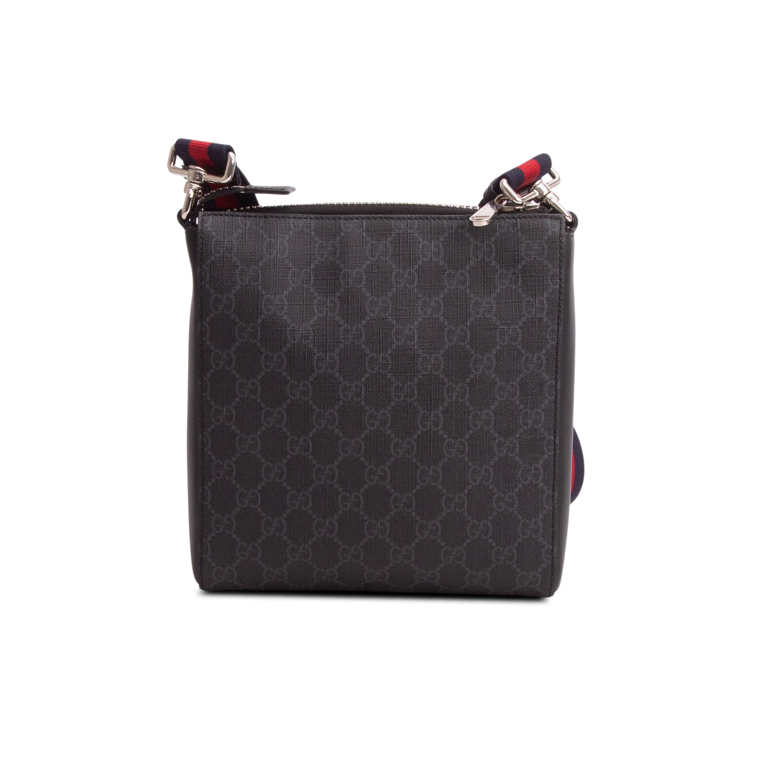 Gucci Black GG Supreme Small Messenger Bag