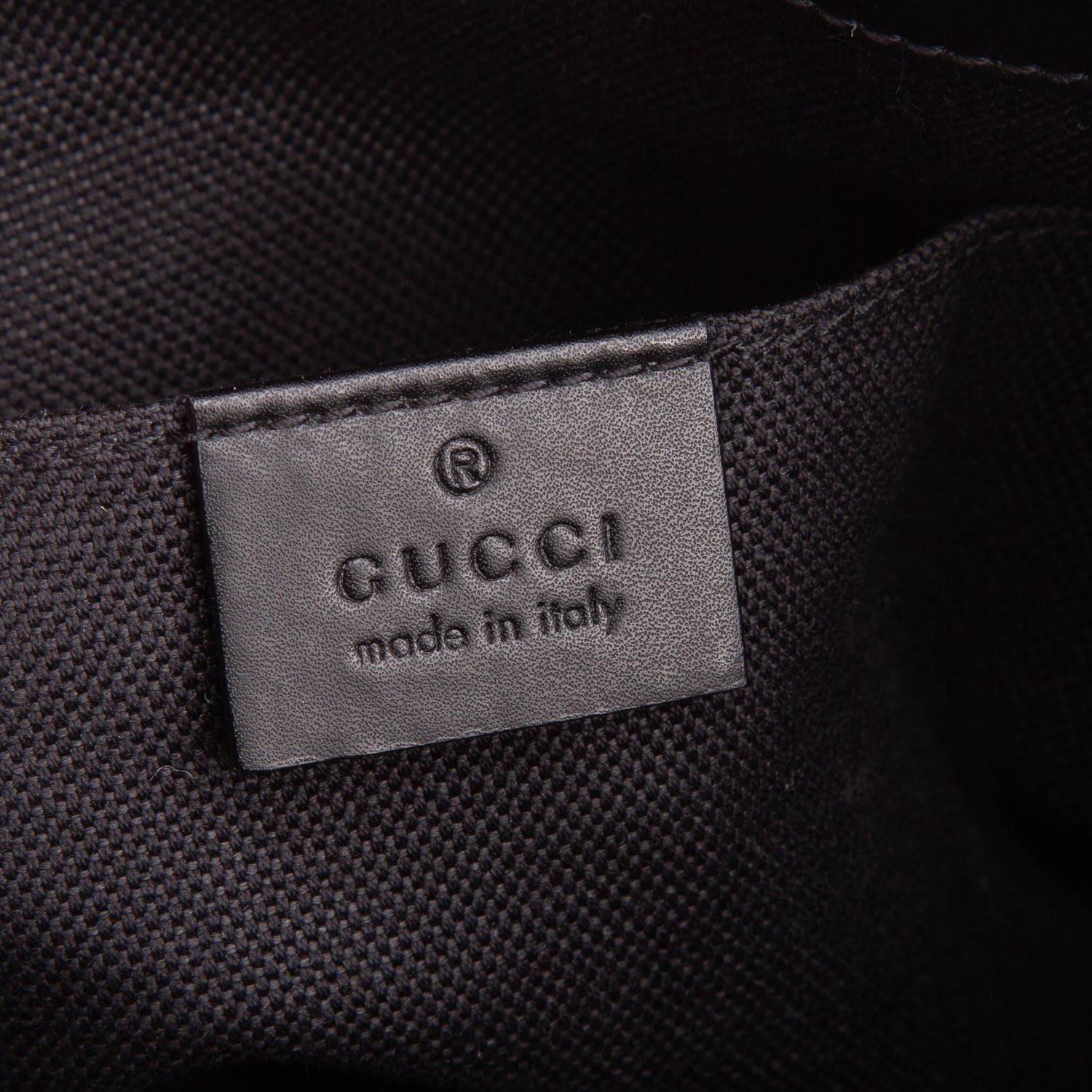 Gucci Black GG Supreme Small Messenger Bag