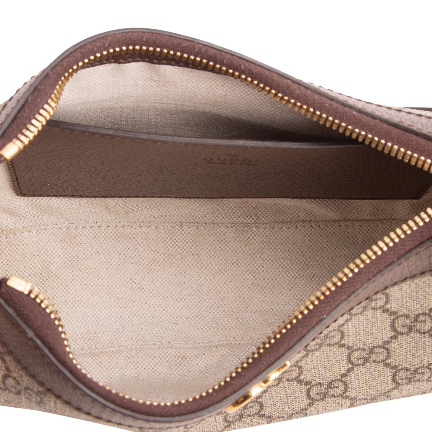 Gucci GG Supreme Monogram Textured Dollar Calfskin Small Ophidia Shoulder Bag
