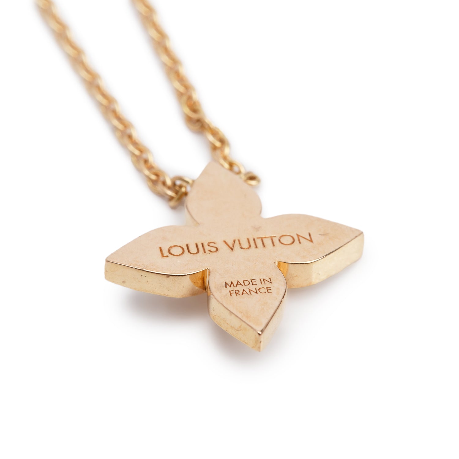 Louis Vuitton 18k Rose Gold Diamond Idylle Blossom Pendant Necklace w/ Box