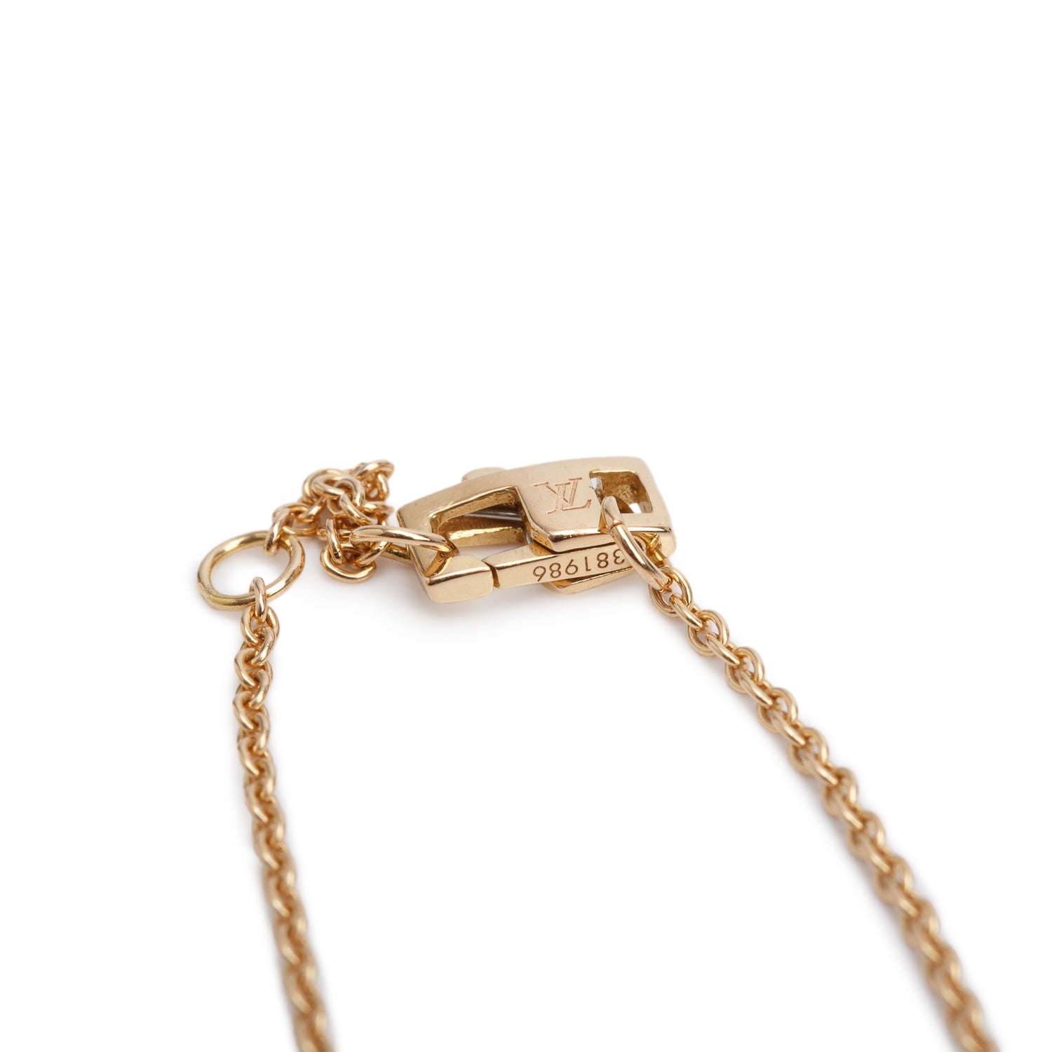 Louis Vuitton 18k Rose Gold Diamond Idylle Blossom Pendant Necklace w/ Box