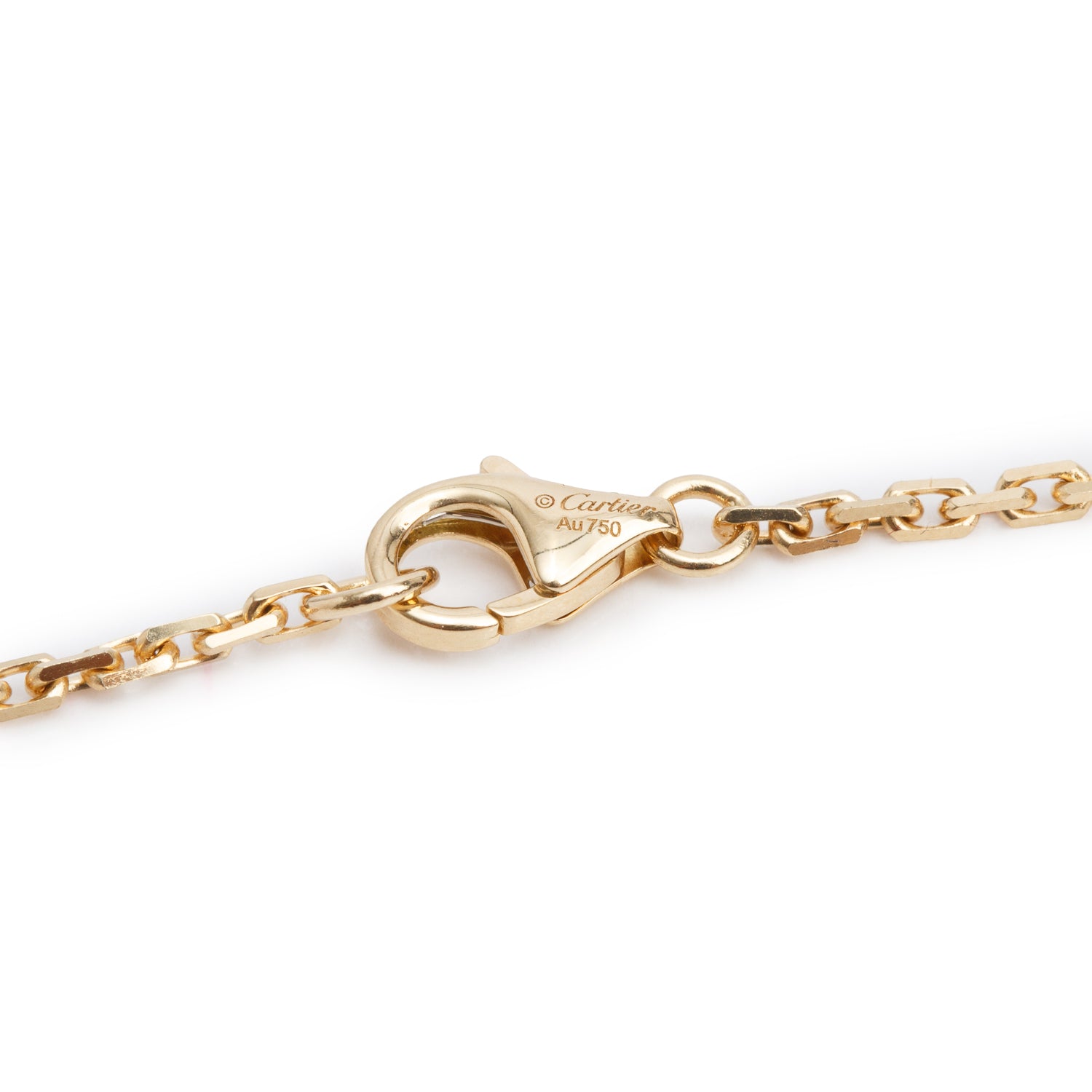 Cartier 2026 18k Yellow Gold Half-Paved Diamond Love Pendant Necklace w/ Box, Receipt & Certificate