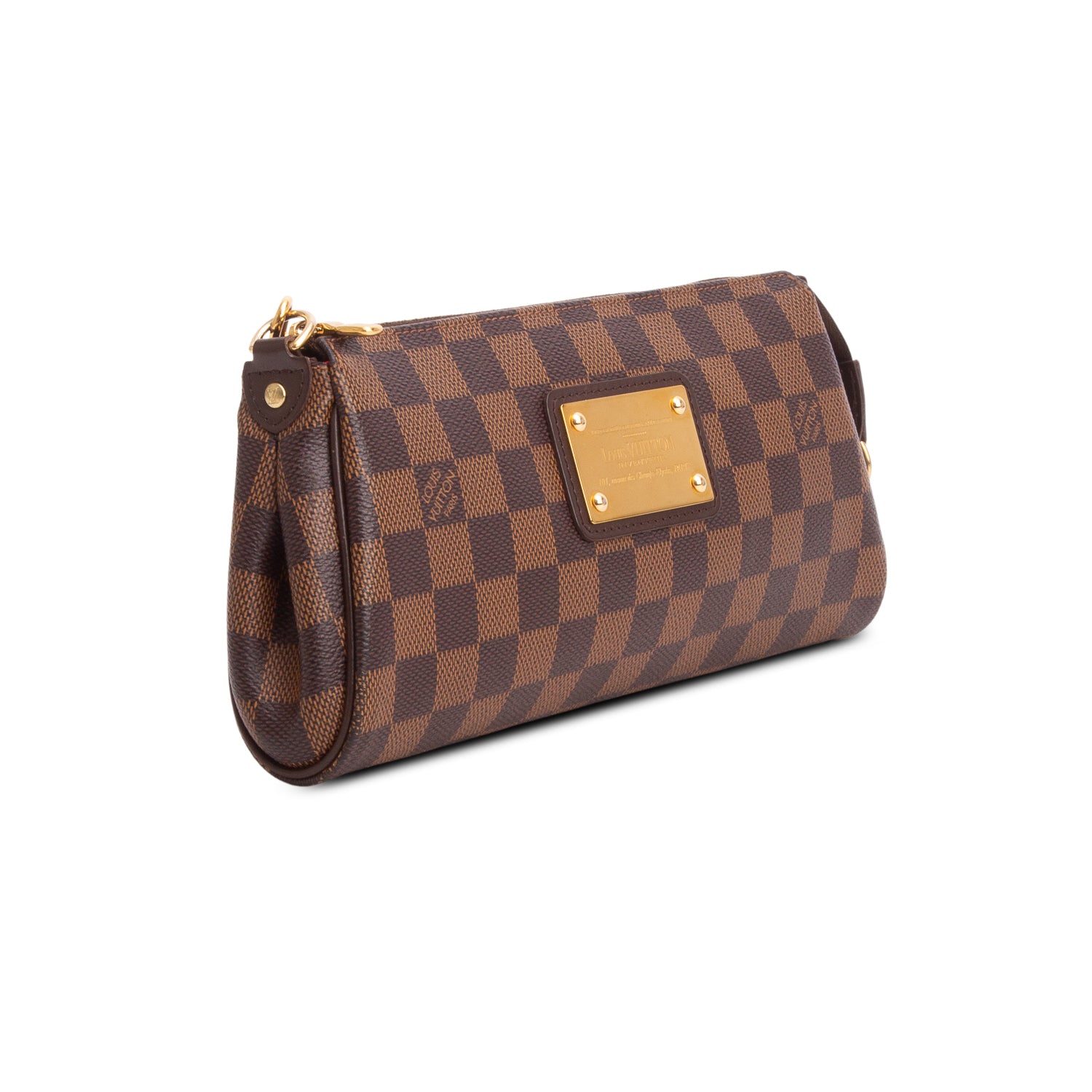 Louis Vuitton Damier Ebene Eva Clutch w/ Straps