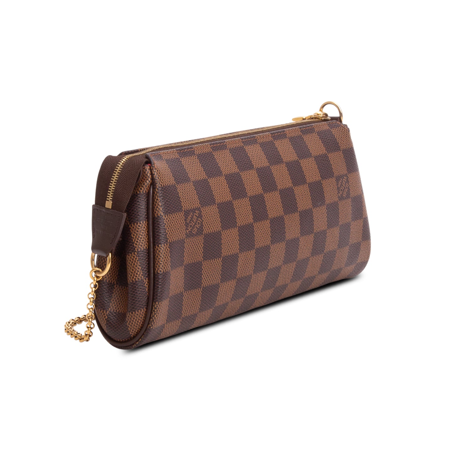 Louis Vuitton Damier Ebene Eva Clutch w/ Straps