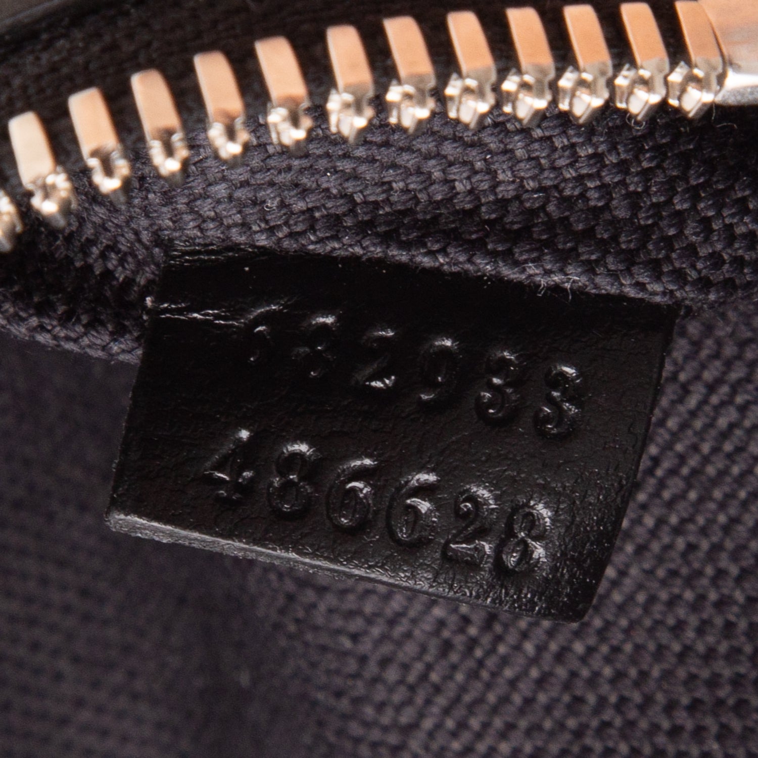 Gucci Black GG Supreme Monogram Textured Calfskin Retro Interlocking G Belt Bag