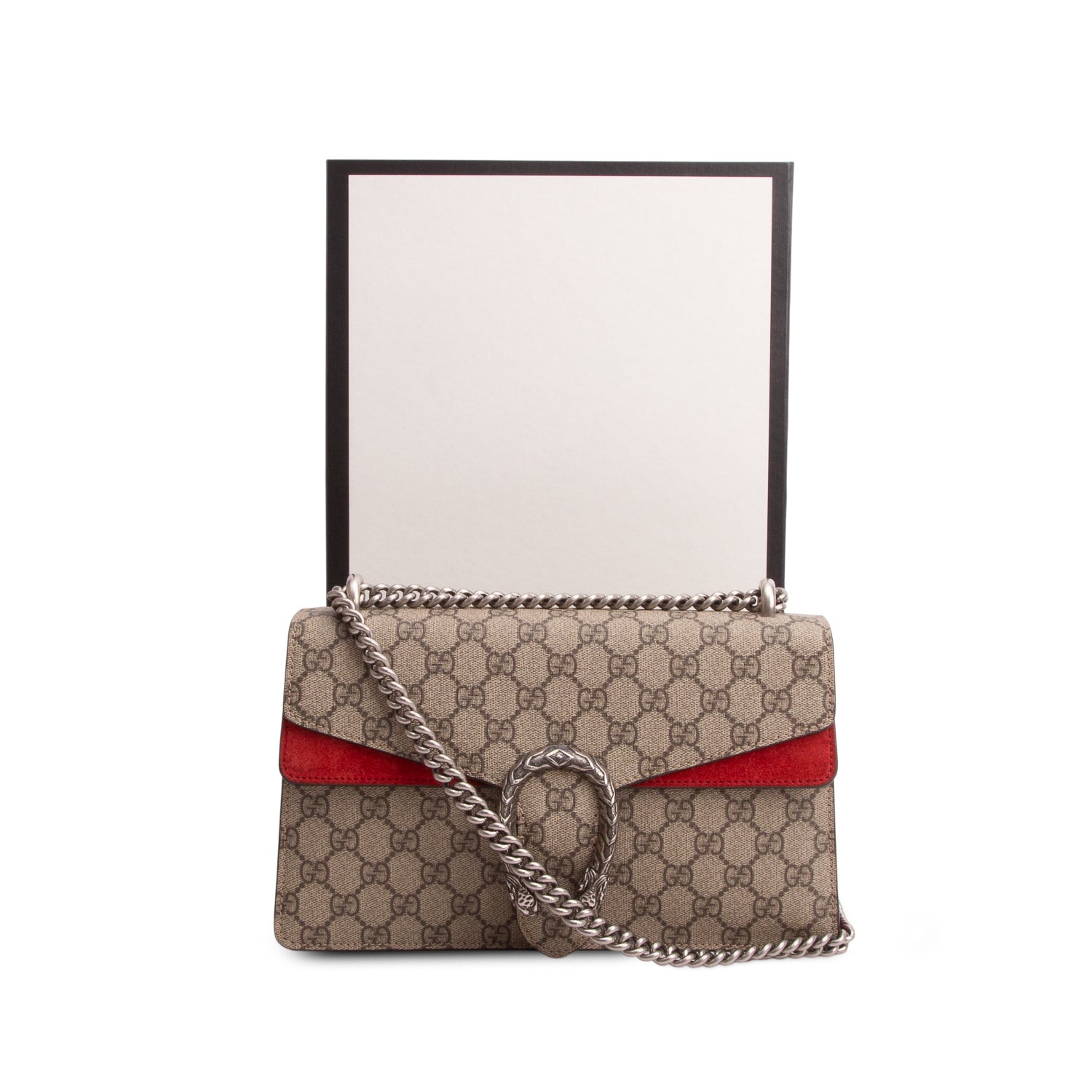 Gucci GG Supreme Monogram Small Dionysus Shoulder Bag w/ Box