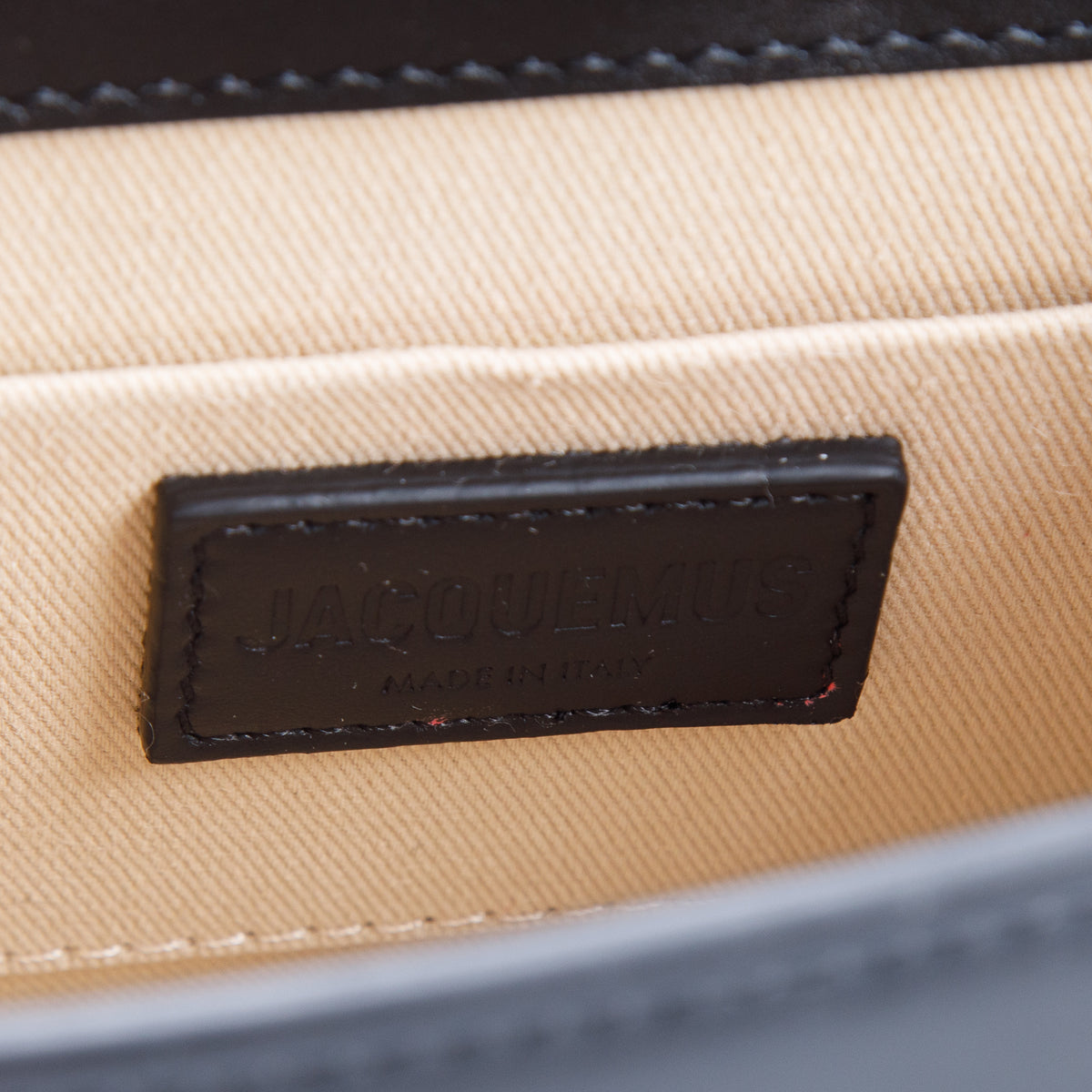Jacquemus Black Smooth Calfskin Le Chiquito Moyen w/ Strap