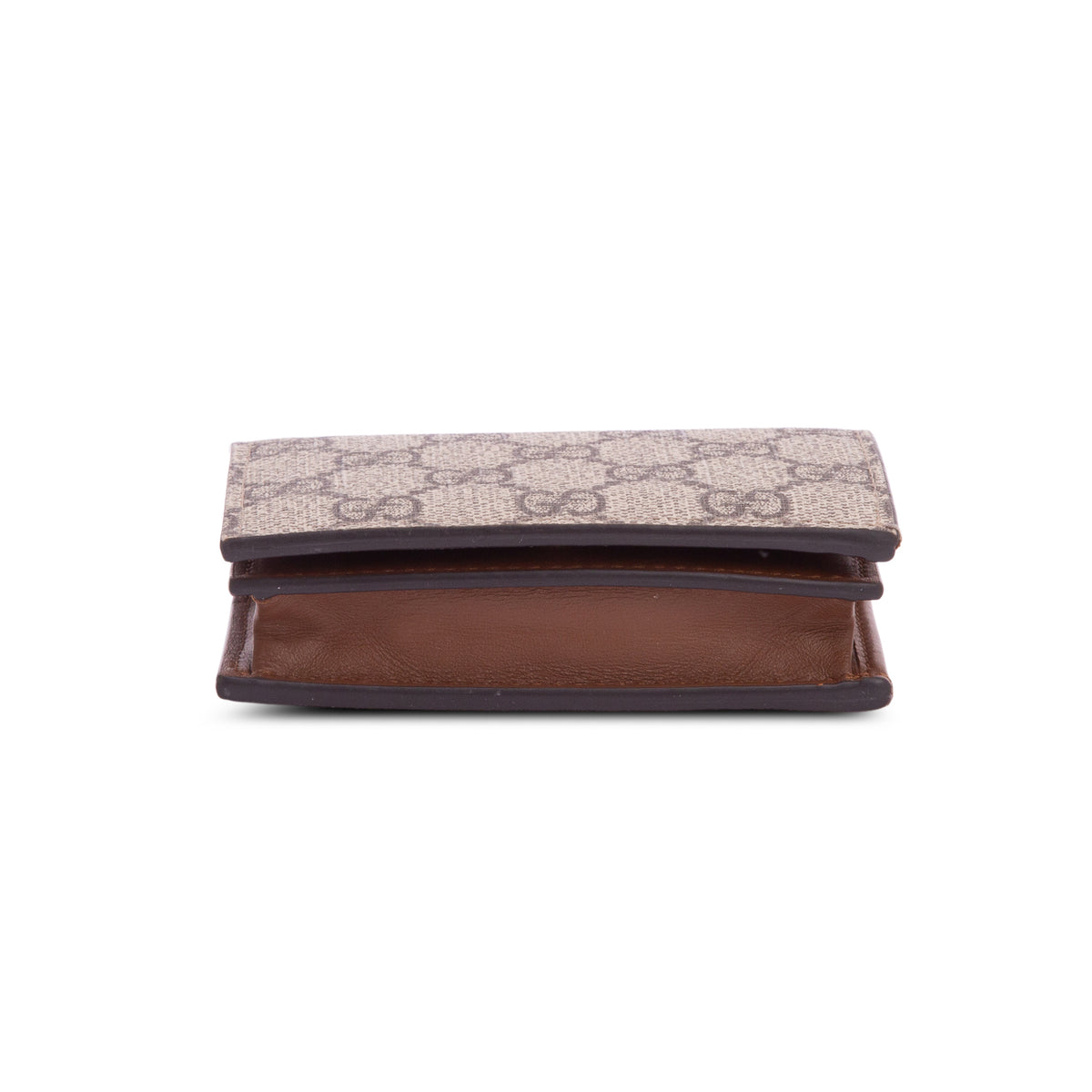 Gucci GG Supreme Canvas Card Case Wallet w/ Box