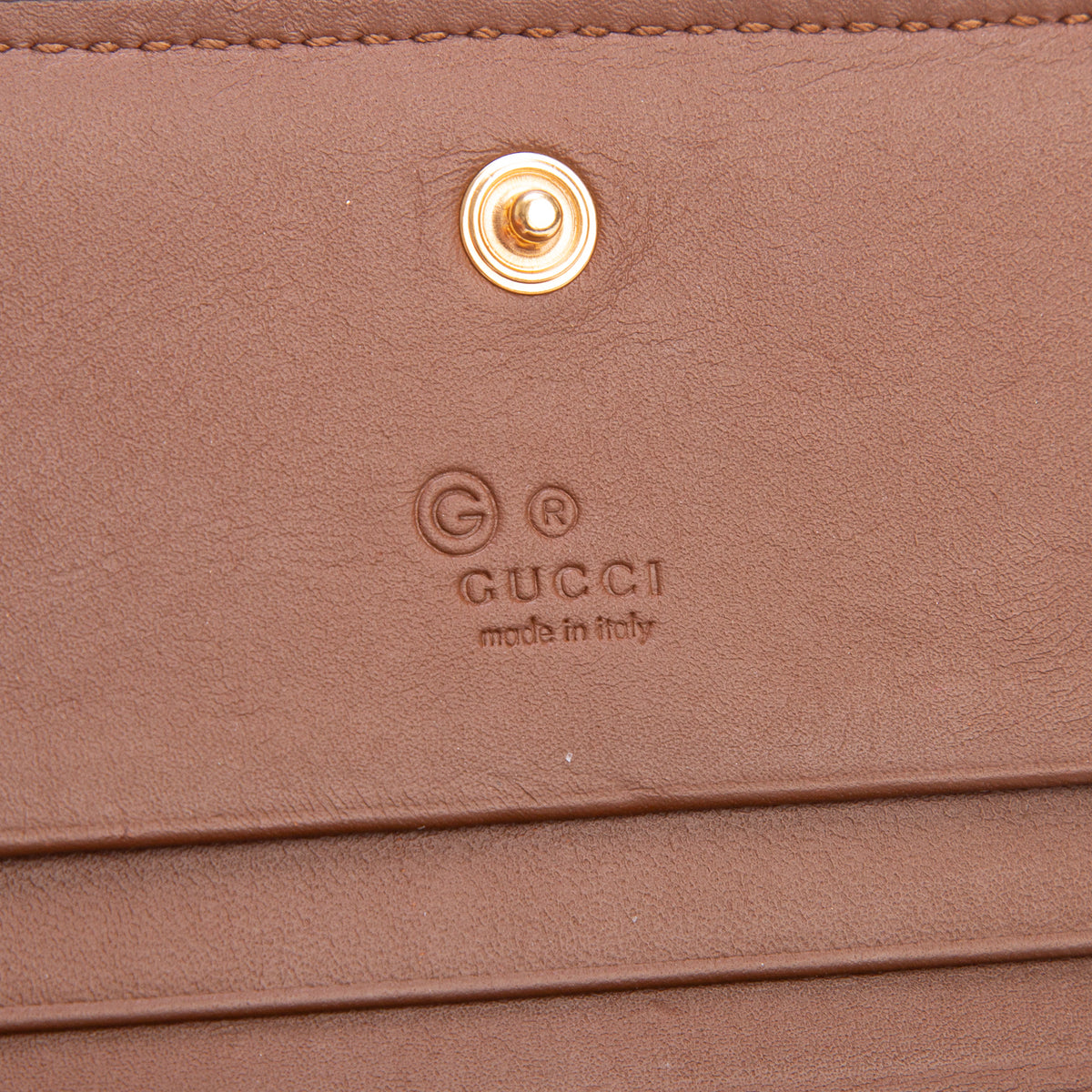 Gucci GG Supreme Canvas Card Case Wallet w/ Box
