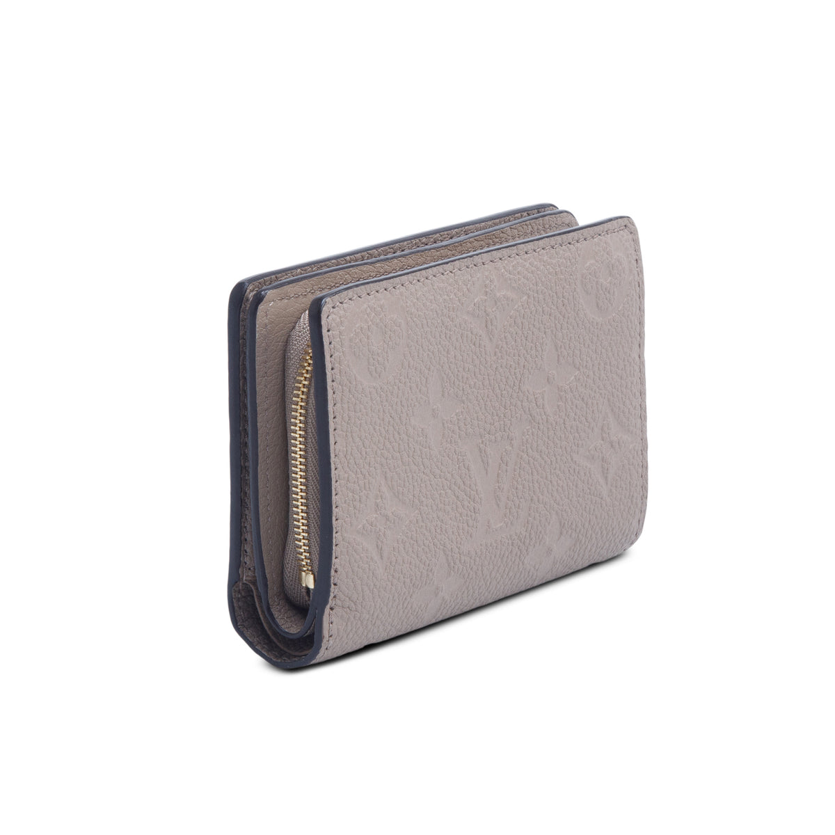 Louis Vuitton Turtledove Monogram Empreinte Leather Clea Wallet