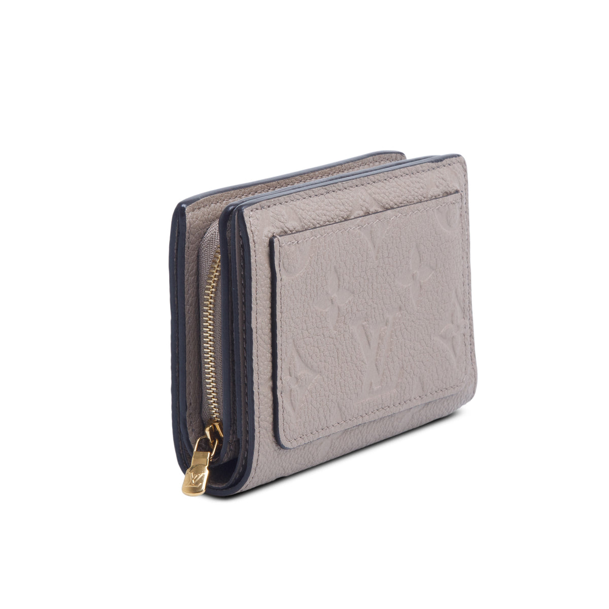 Louis Vuitton Turtledove Monogram Empreinte Leather Clea Wallet