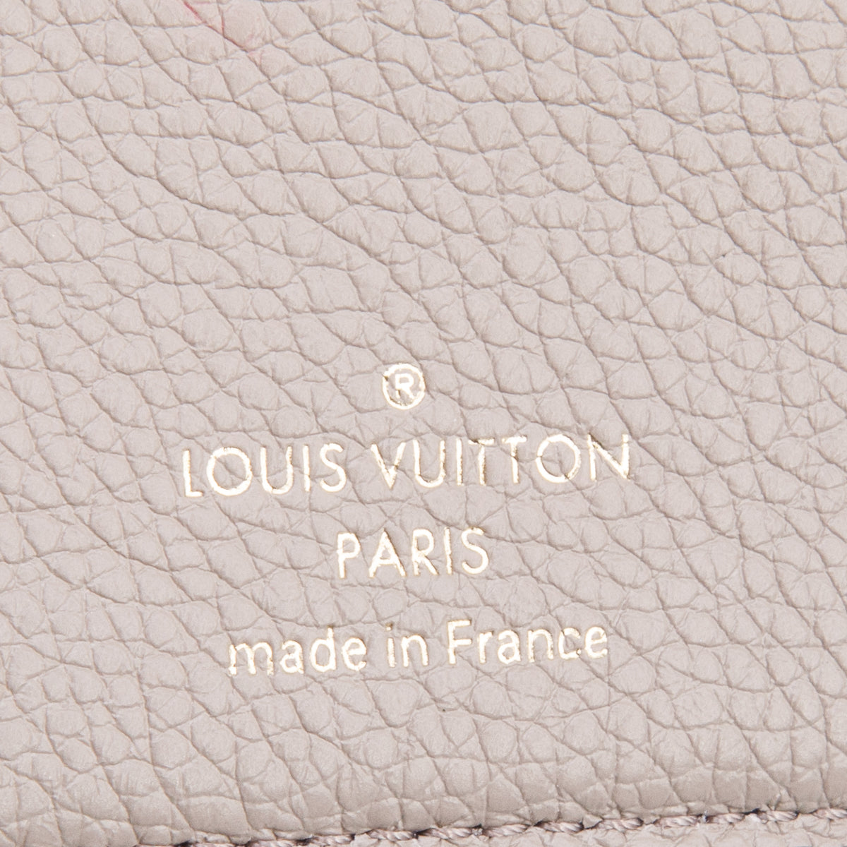 Louis Vuitton Turtledove Monogram Empreinte Leather Clea Wallet