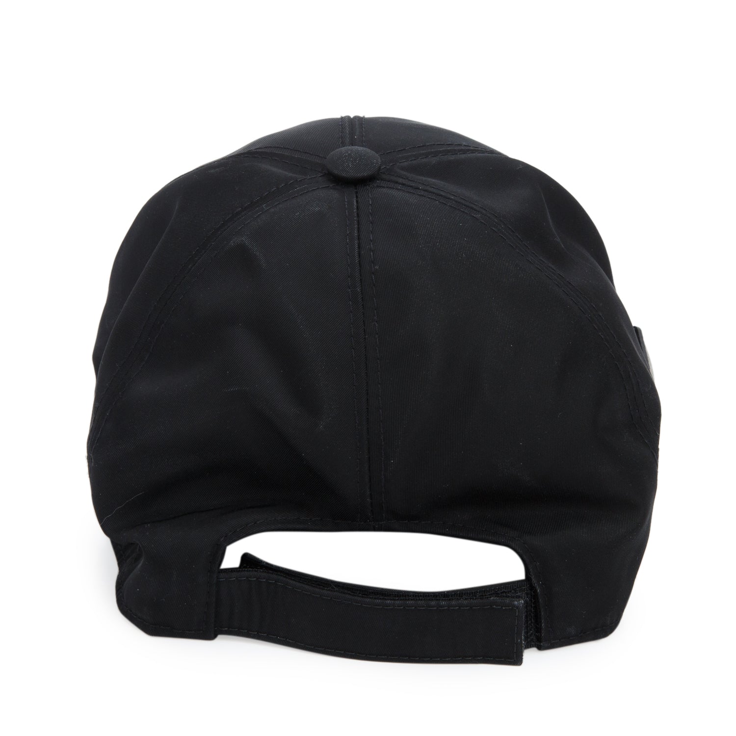 Prada Black Re-Nylon Baseball Cap, Size S