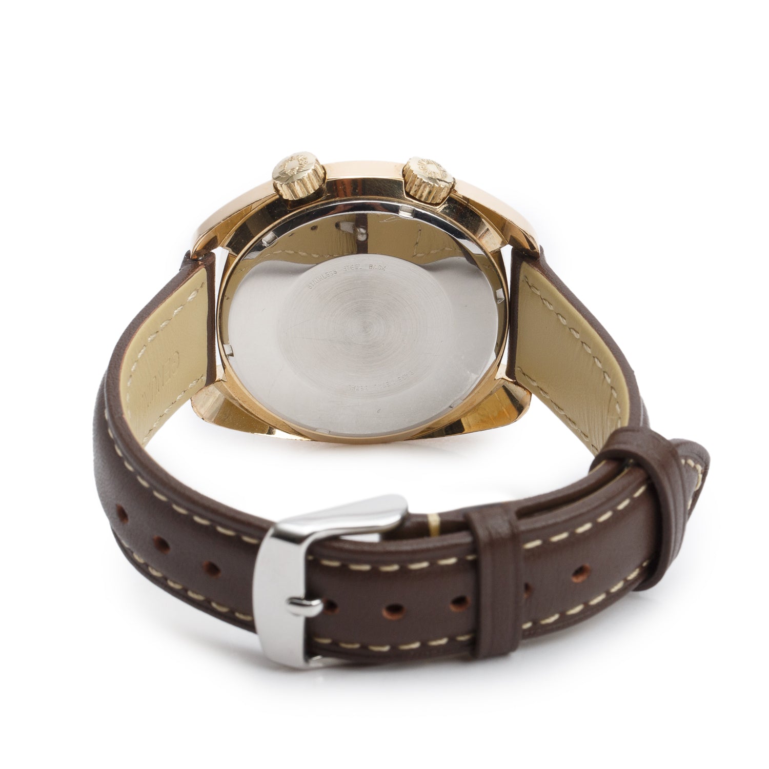 Longines Vintage Gold-Plated Stainless Steel Admiral 39 MM Automatic Watch