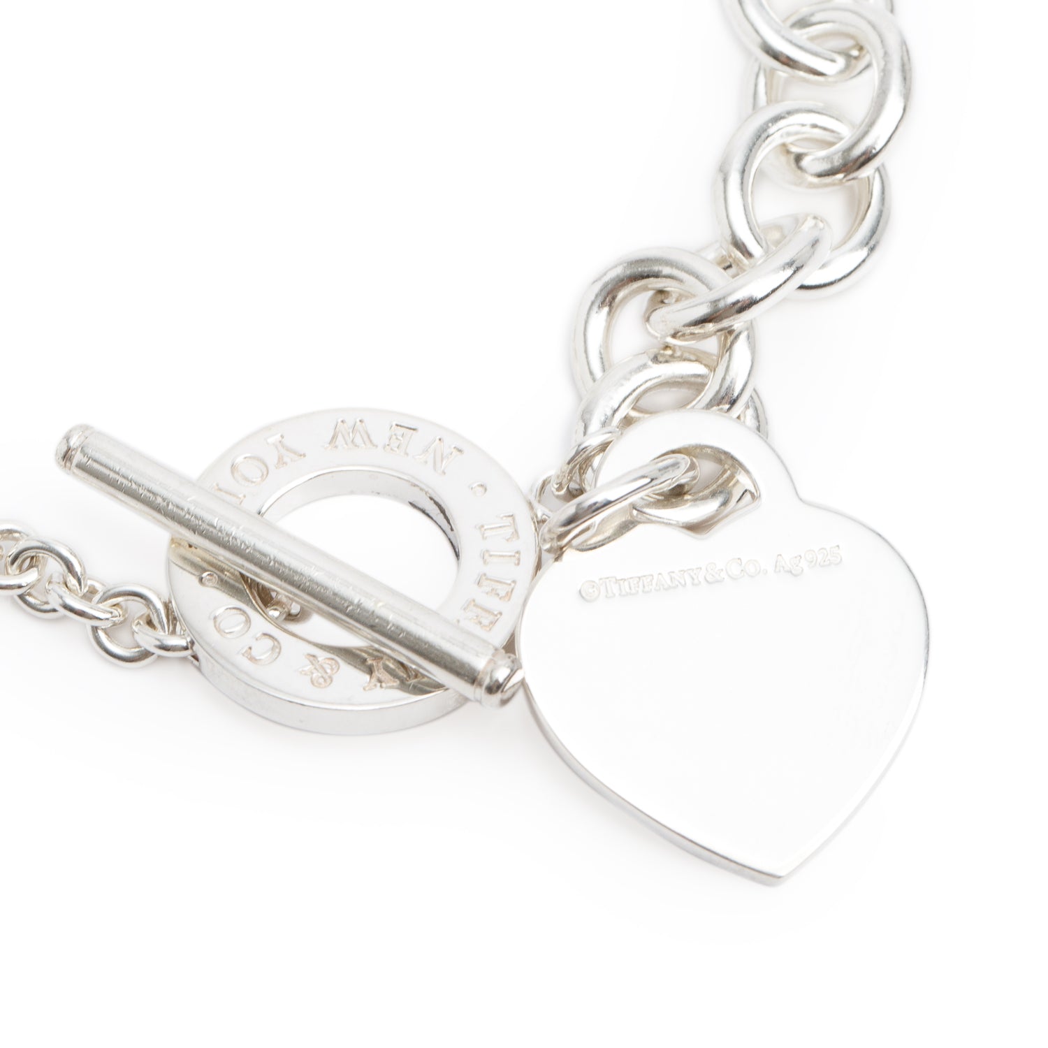 Tiffany & Co. Sterling Silver Return To Tiffany Heart Tag Charm