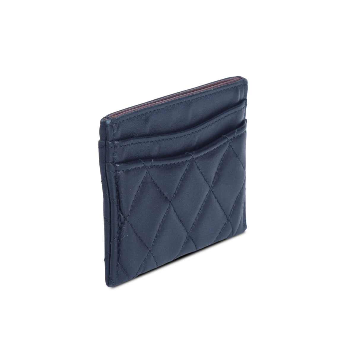Chanel Black Lambskin Leather Classic Card Holder