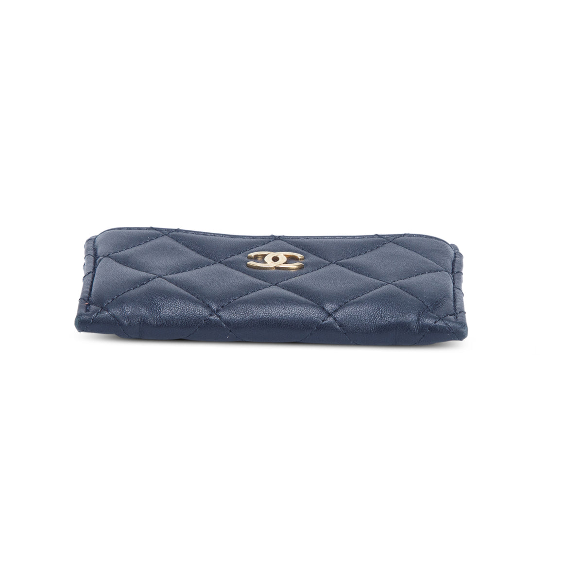Chanel Black Lambskin Leather Classic Card Holder