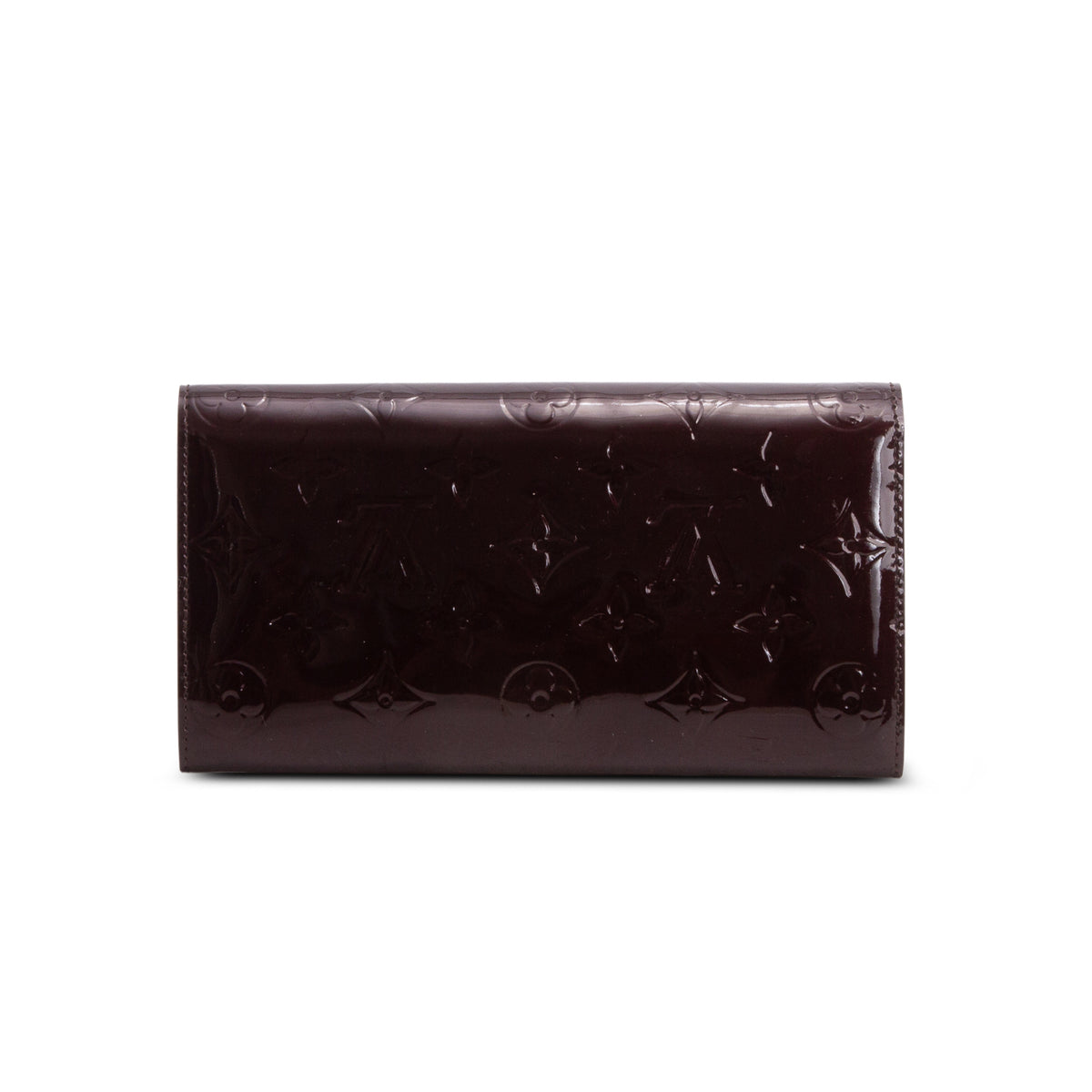 Louis Vuitton Amarante Monogram Vernis Sarah Wallet