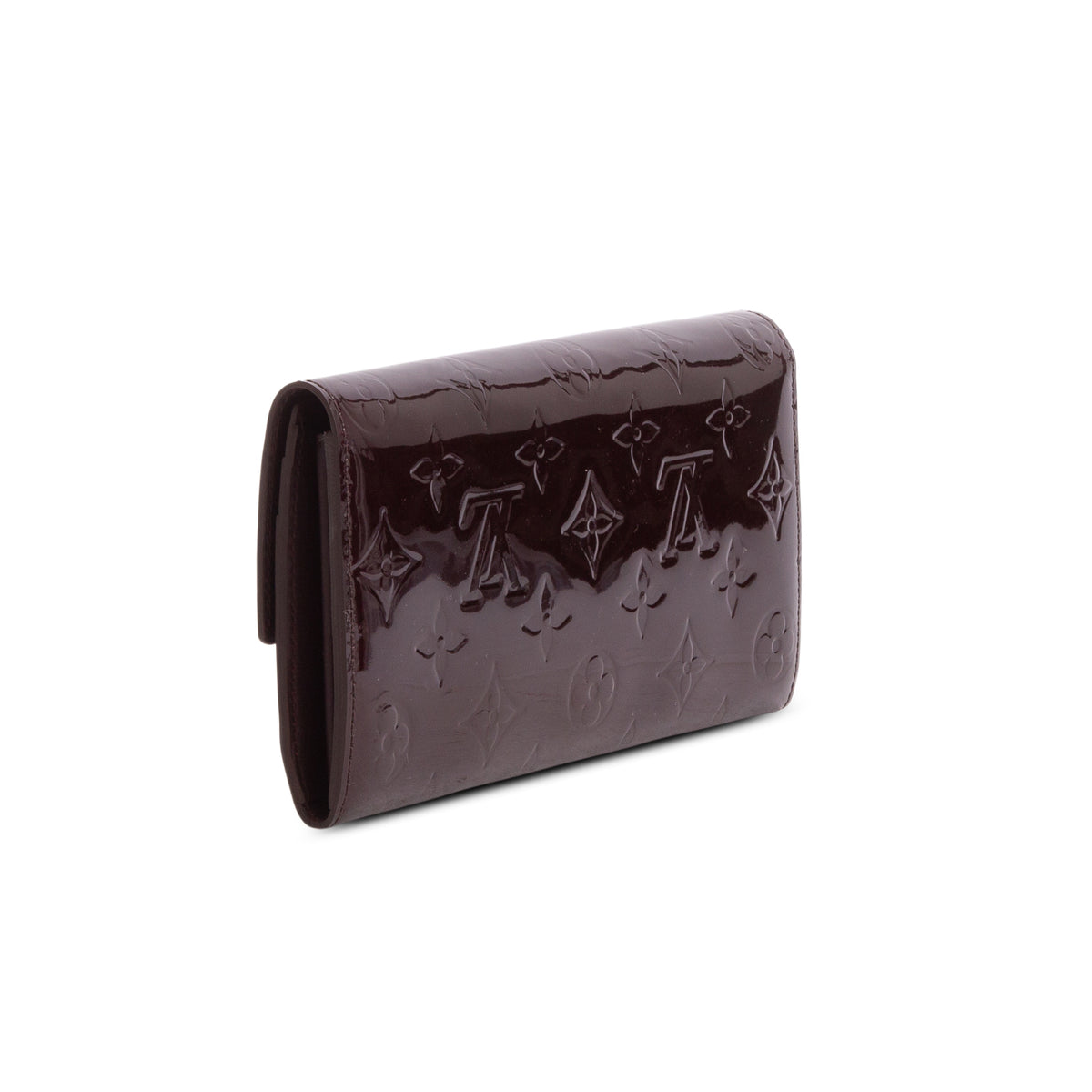 Louis Vuitton Amarante Monogram Vernis Sarah Wallet