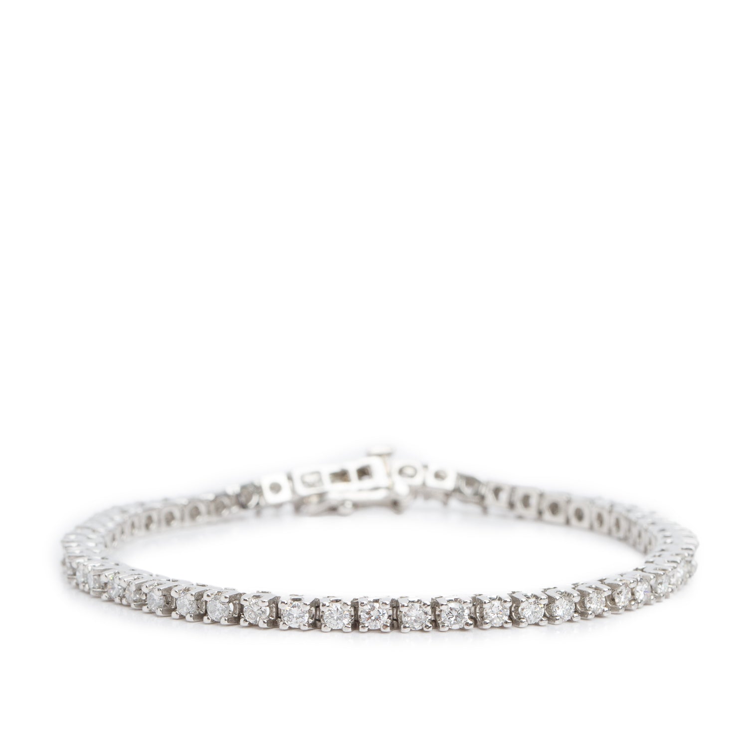 Platinum 2.65 tcw. Diamond Tennis Bracelet