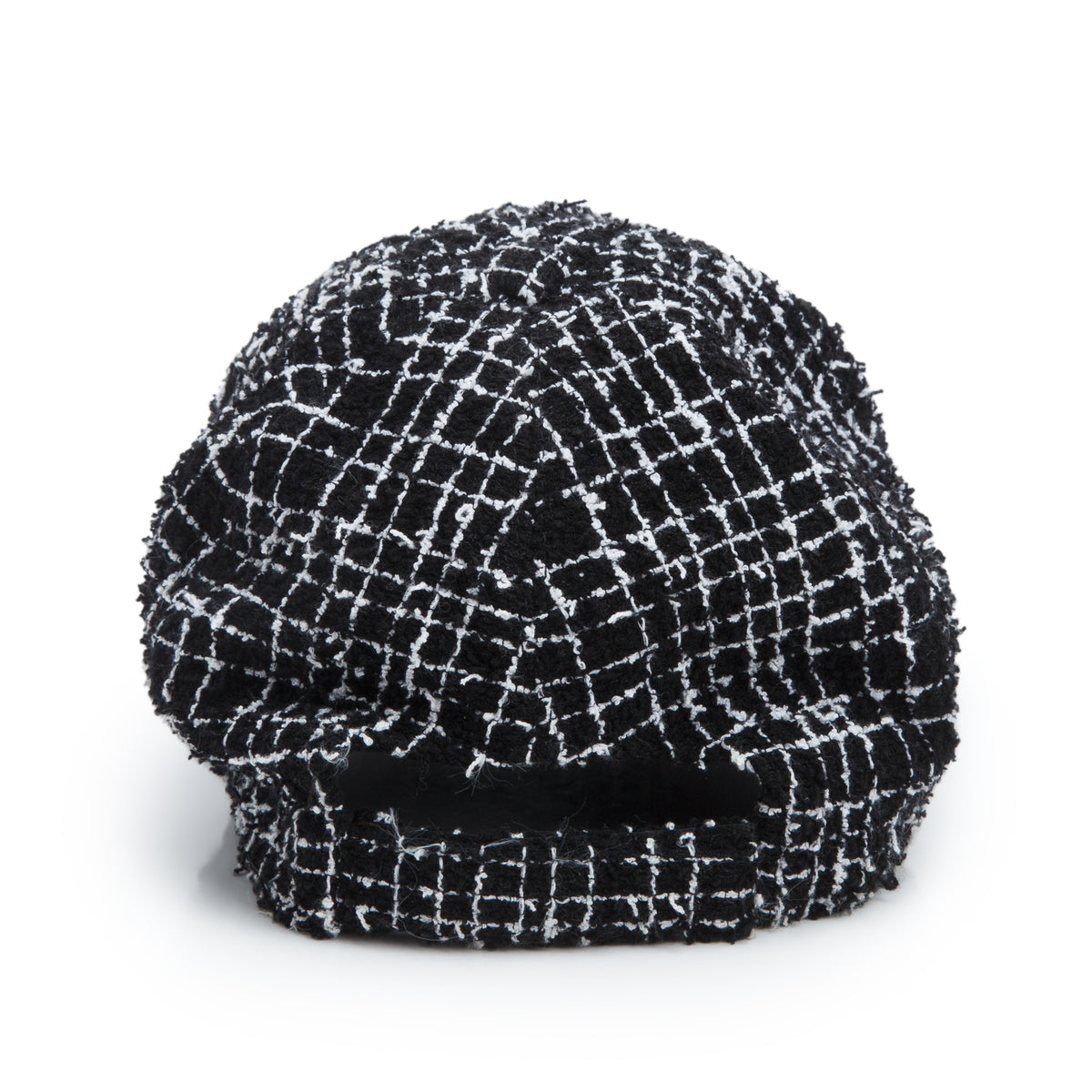 Chanel Black Tweed Baseball Cap